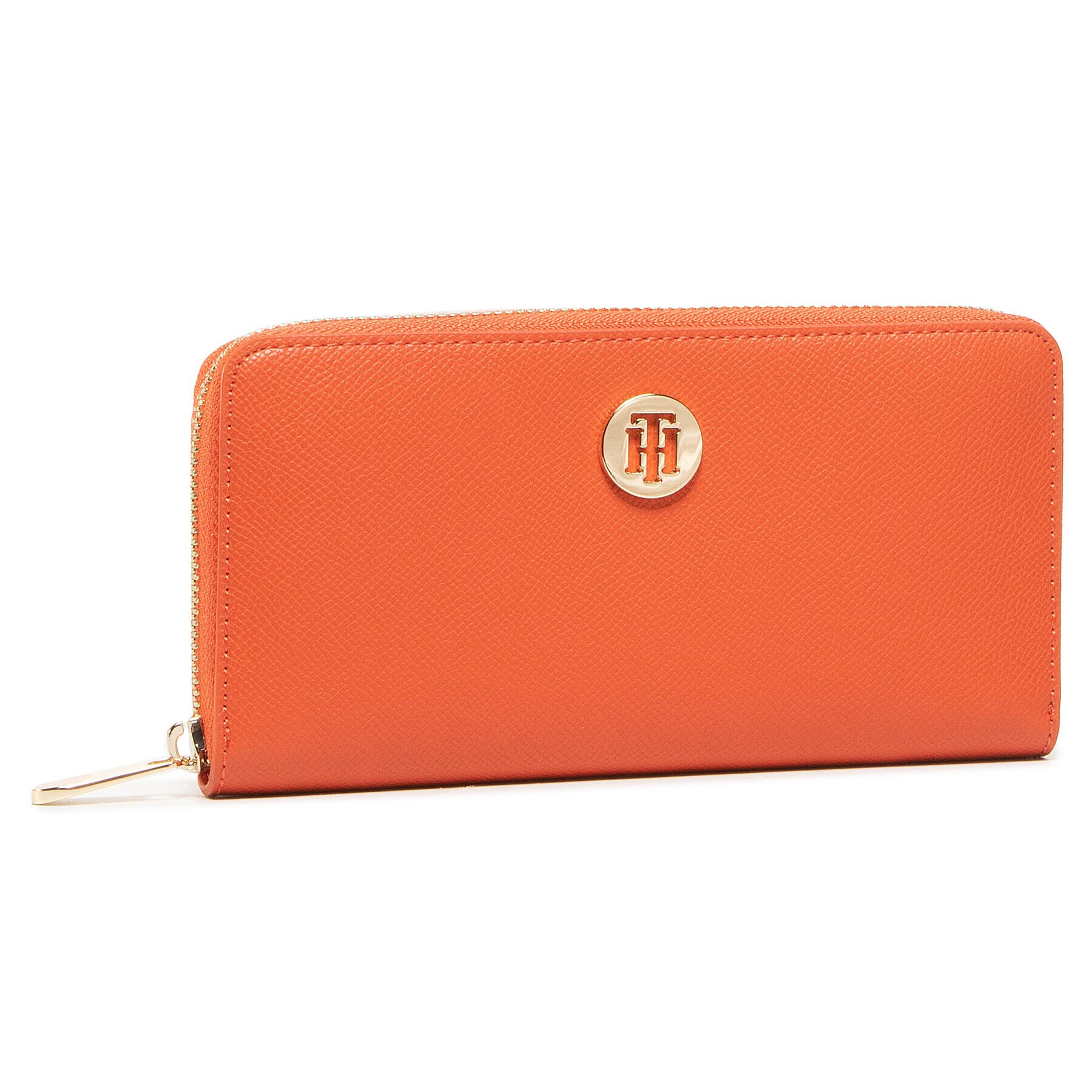 Tommy Hilfiger Голям дамски портфейл Honey Lrg Za Wallet AW0AW08891 Оранжев - Pepit.bg