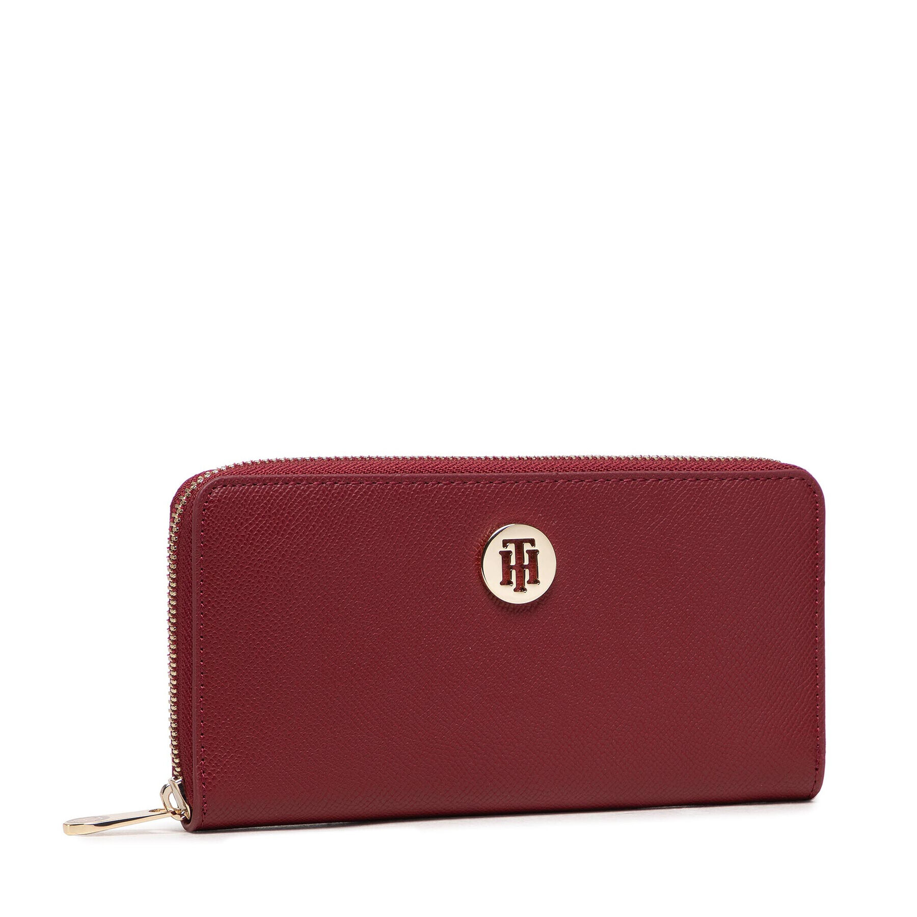 Tommy Hilfiger Голям дамски портфейл Honey Lrg Za Wallet AW0AW10539 Бордо - Pepit.bg