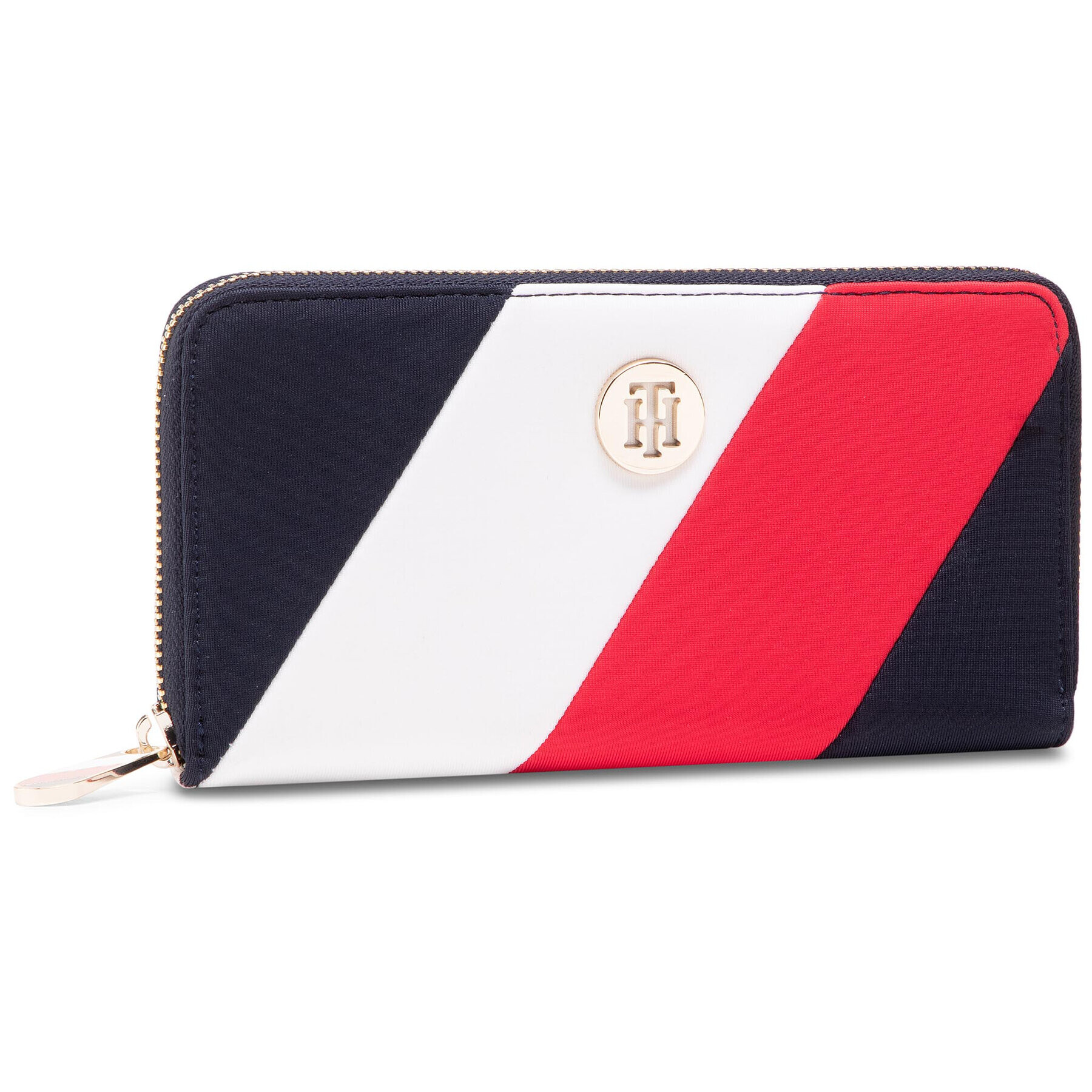 Tommy Hilfiger Голям дамски портфейл Poppy Large Za Corp AW0AW09542 Тъмносин - Pepit.bg