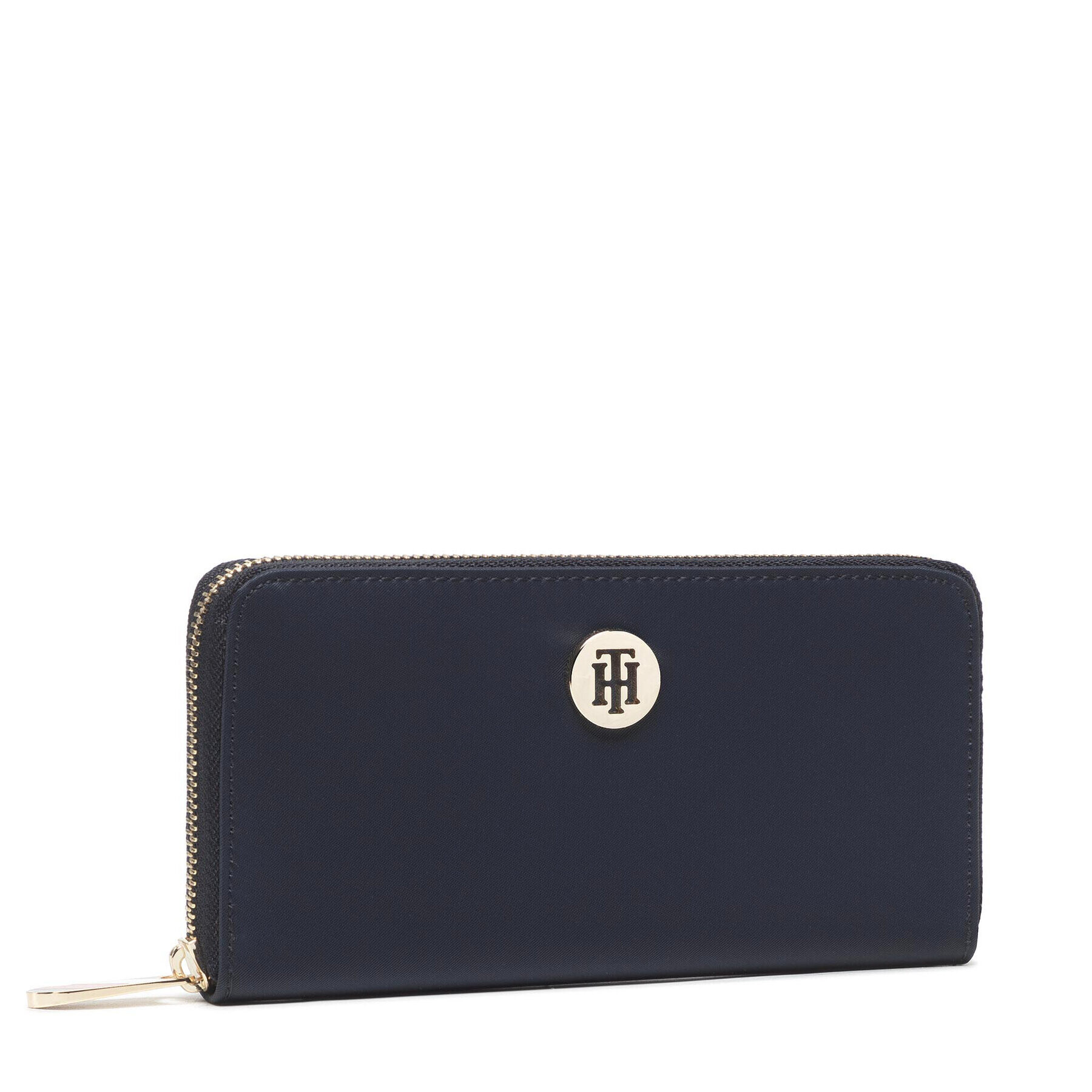 Tommy Hilfiger Голям дамски портфейл Poppy St Large Za Wallet AW0AW10263 Тъмносин - Pepit.bg