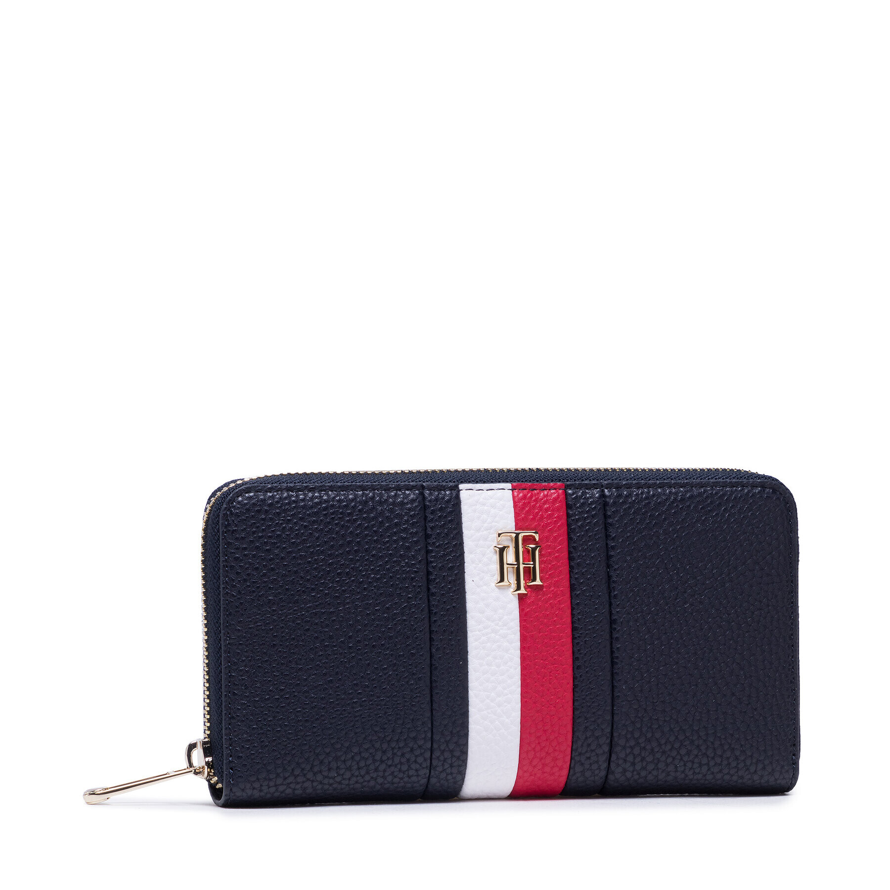 Tommy Hilfiger Голям дамски портфейл Th Essence Large Za Corp AW0AW10137 Тъмносин - Pepit.bg