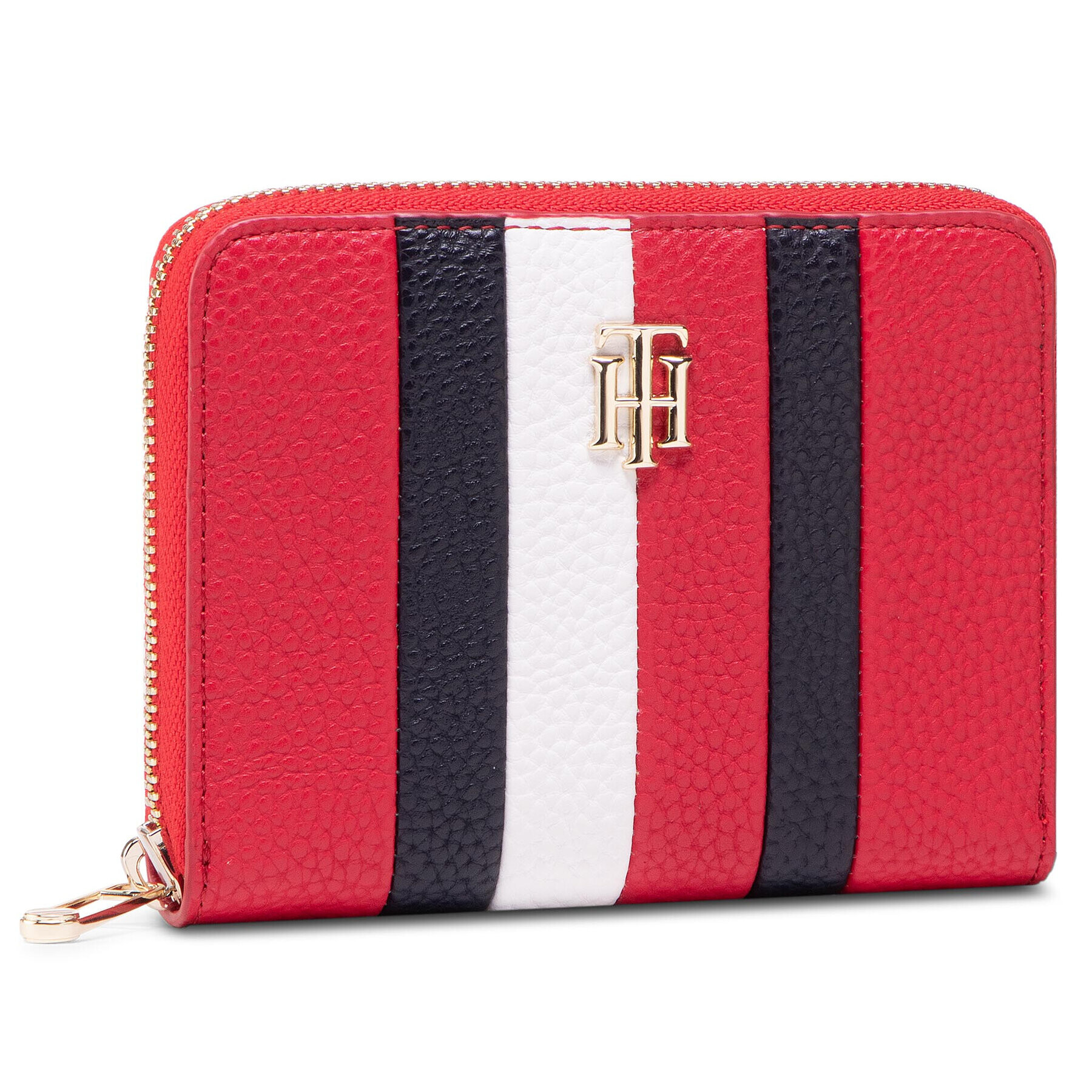 Tommy Hilfiger Голям дамски портфейл Th Essence Med Za Crop AW0AW09848 Червен - Pepit.bg