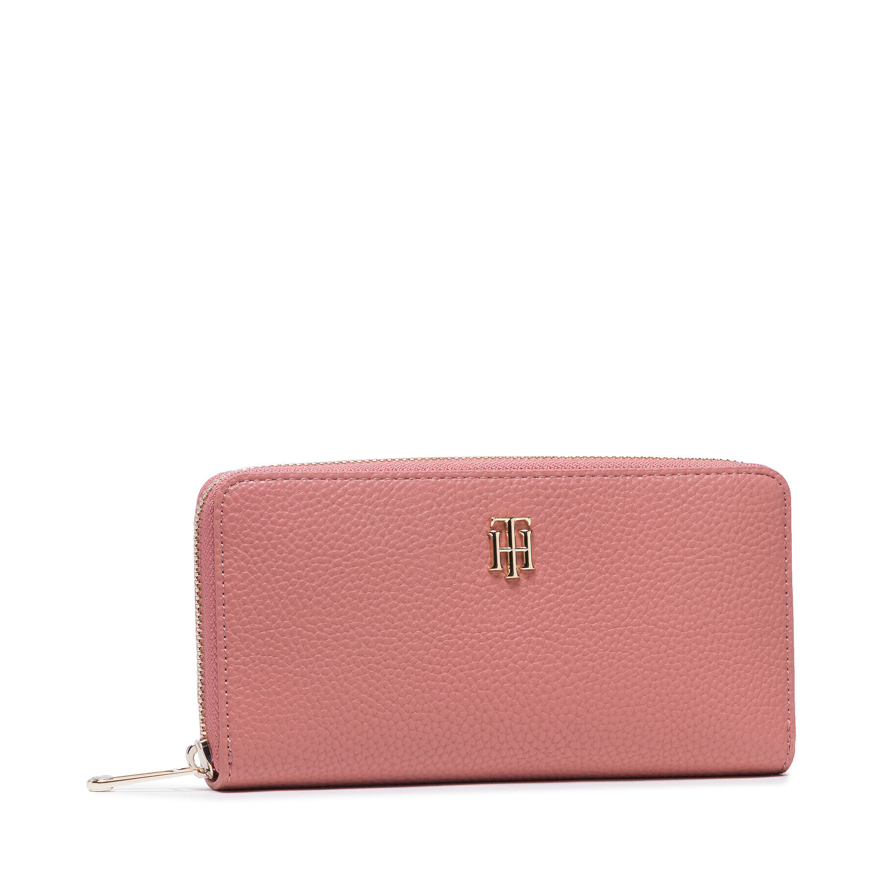 Tommy Hilfiger Голям дамски портфейл Th Soft Large Za Wallet AW0AW10221 Розов - Pepit.bg