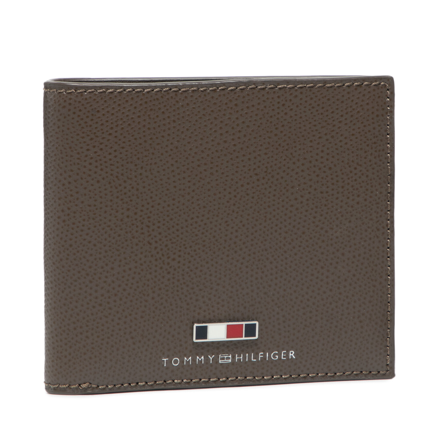 Tommy Hilfiger Голям мъжки портфейл Business Cc And Coin AM0AM07804 Кафяв - Pepit.bg