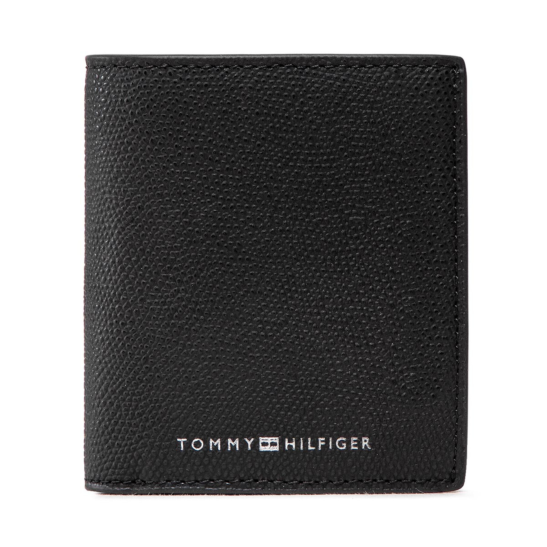 Tommy Hilfiger Голям мъжки портфейл Business Leaher Trifold AM0AM10245 Черен - Pepit.bg