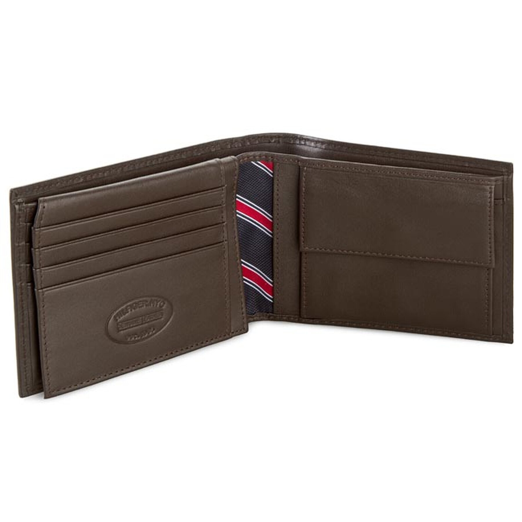 Tommy Hilfiger Голям мъжки портфейл Eton Cc Flap And Coin Pocket AM0AM00652/83362 Кафяв - Pepit.bg