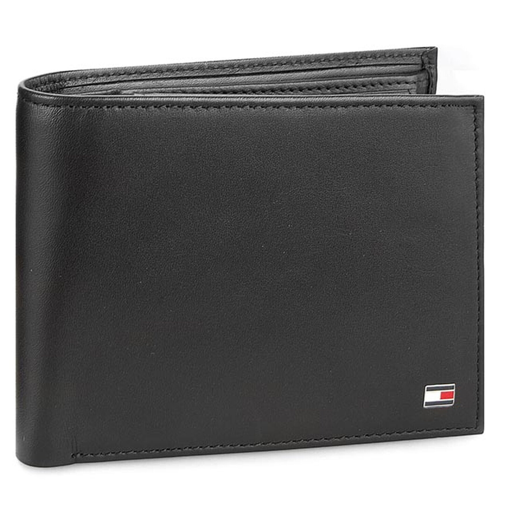 Tommy Hilfiger Голям мъжки портфейл Eton Cc Flap And Coin Pocket AM0AM00652 Черен - Pepit.bg