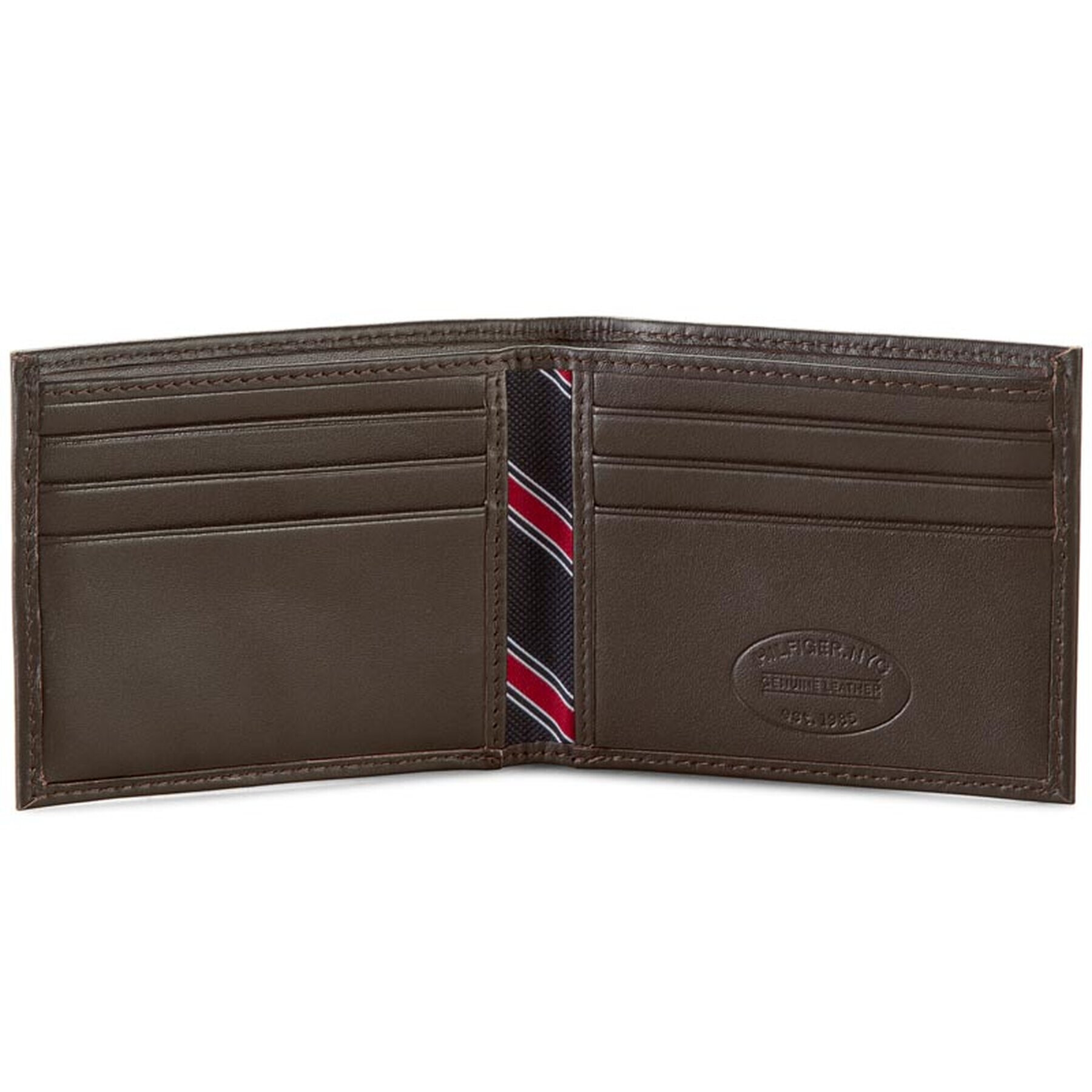 Tommy Hilfiger Голям мъжки портфейл Eton Mini Cc Wallet AM0AM00655 Кафяв - Pepit.bg