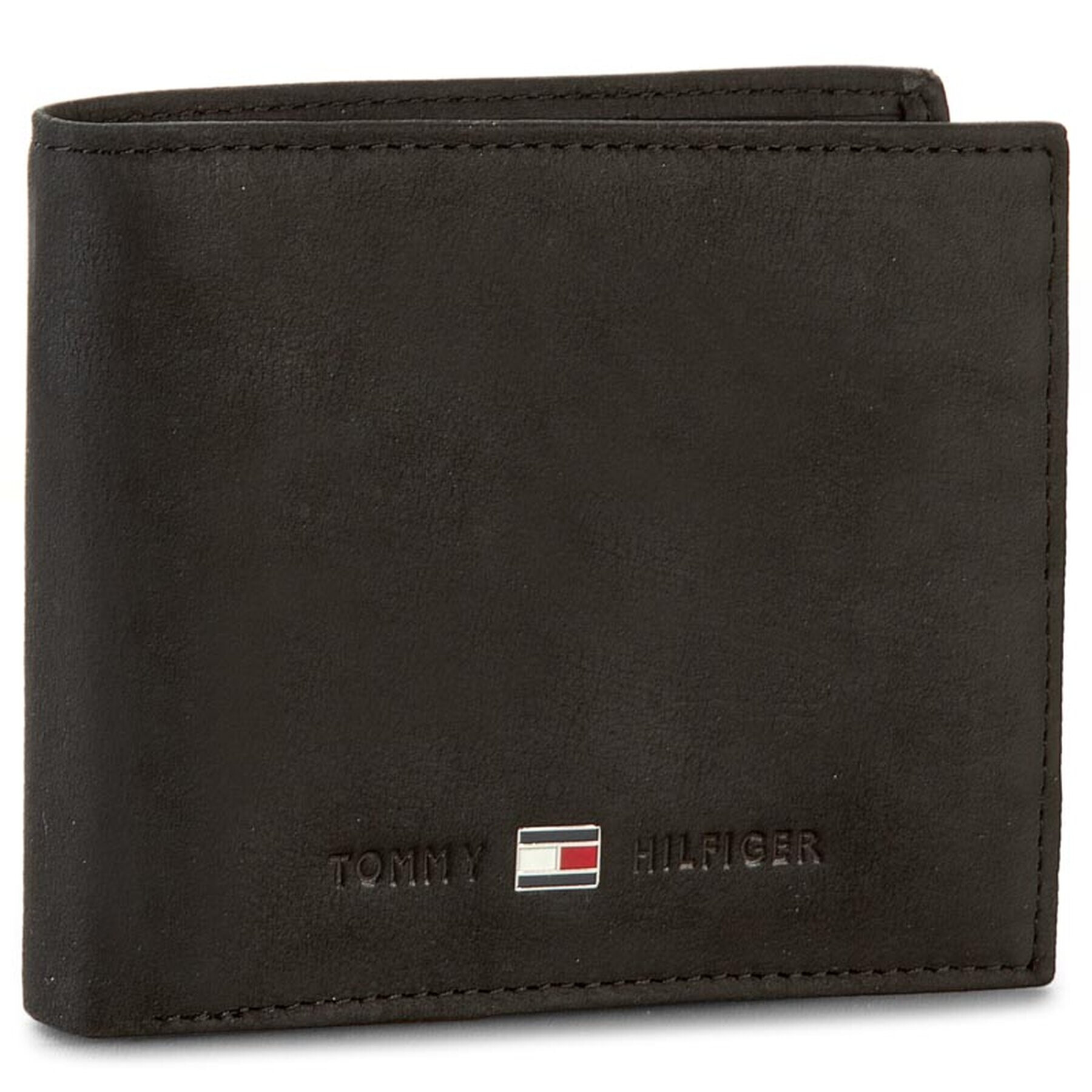 Tommy Hilfiger Голям мъжки портфейл Johnson Mini Cc Wallet AM0AM00663 Черен - Pepit.bg