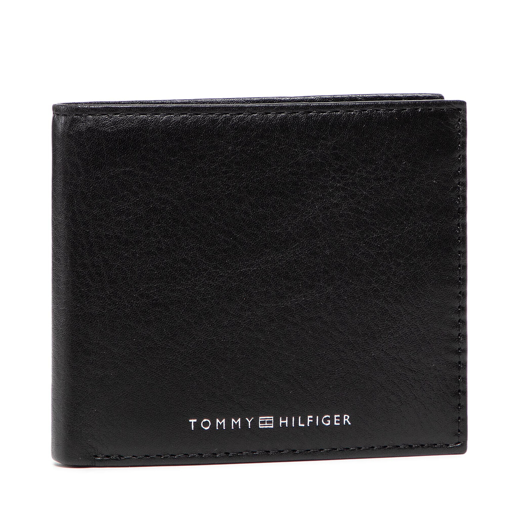 Tommy Hilfiger Голям мъжки портфейл Th Downtown Cc Flap And Coin AM0AM08118 Черен - Pepit.bg