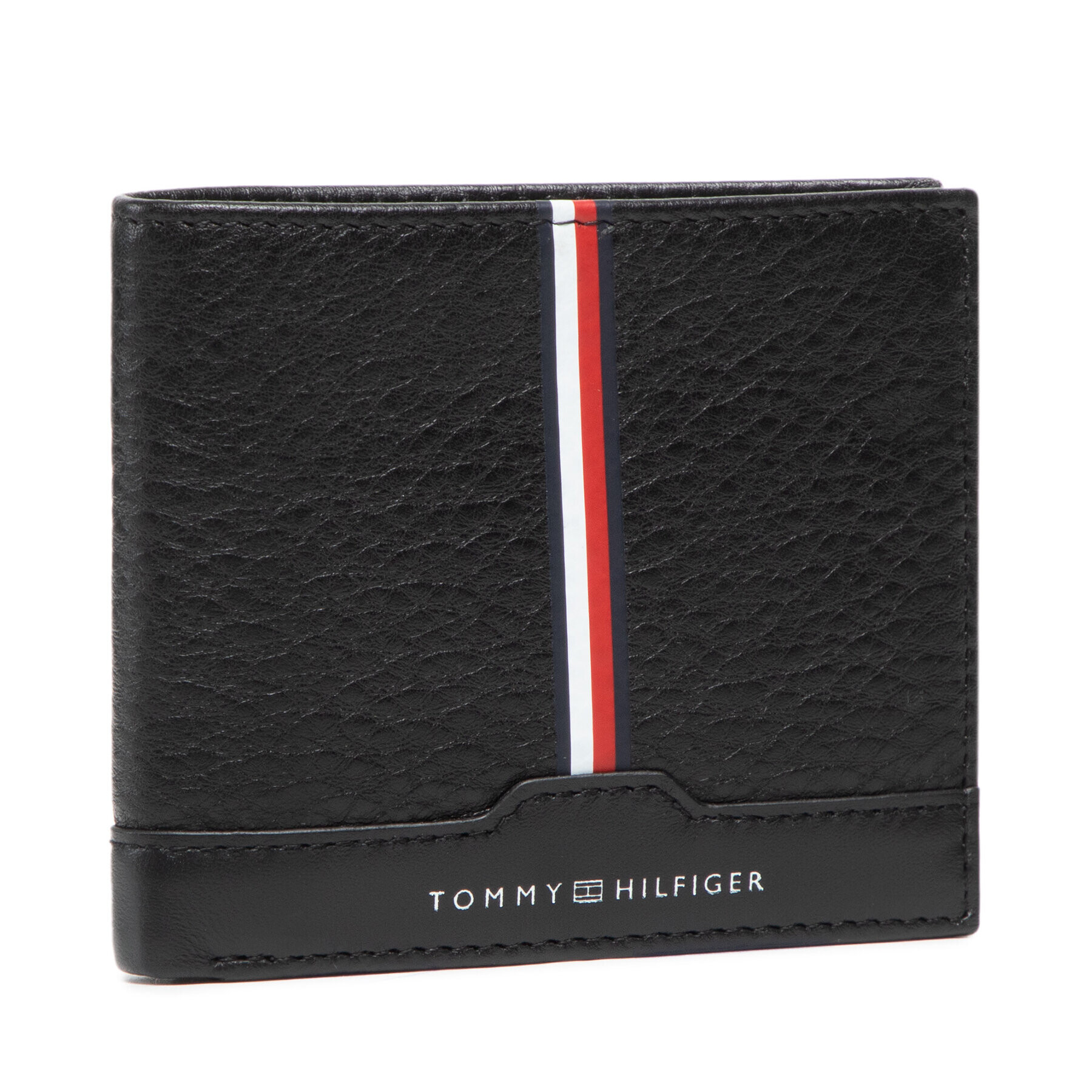 Tommy Hilfiger Голям мъжки портфейл Th Downtown Extra Cc And Coin AM0AM08589 Черен - Pepit.bg