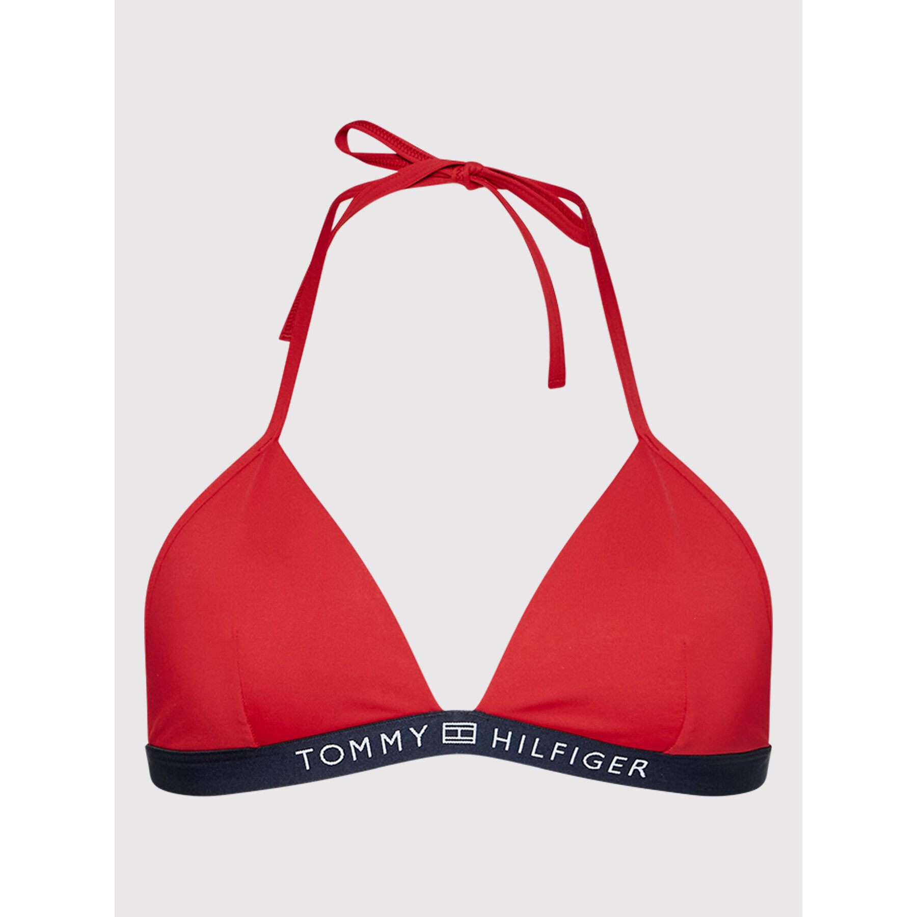 Tommy Hilfiger Горнище на бански Triangle UW0UW03323 Червен - Pepit.bg