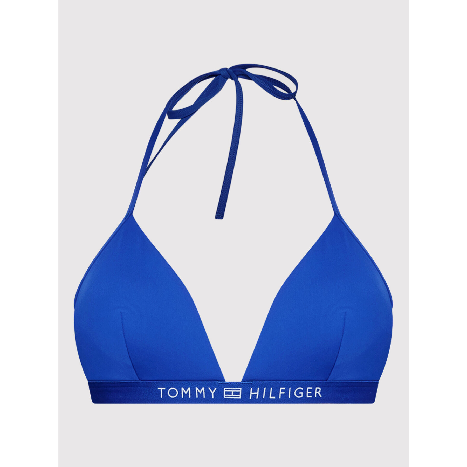 Tommy Hilfiger Горнище на бански Triangle UW0UW03323 Син - Pepit.bg