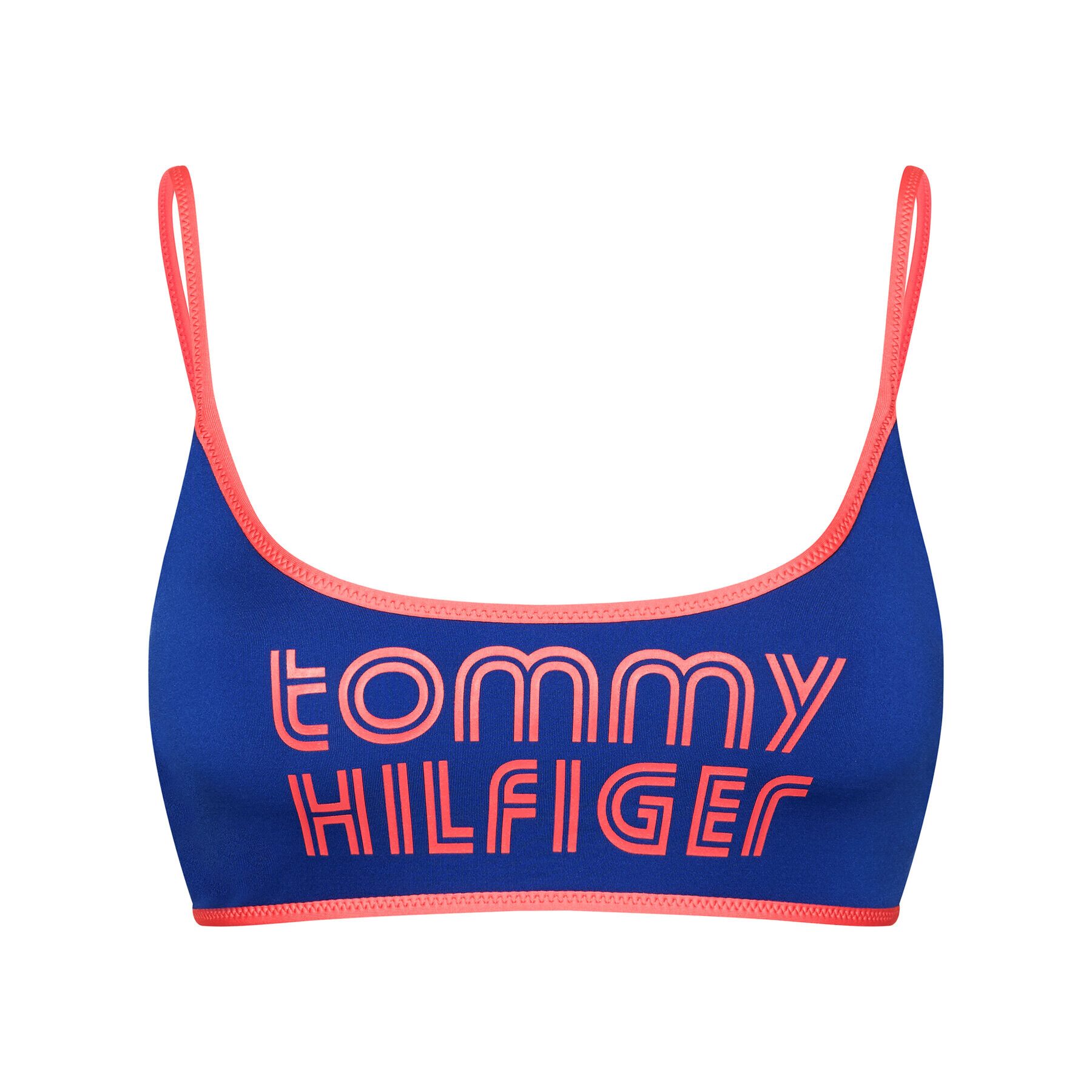 Tommy Hilfiger Горнище на бански UW0UW02109 Тъмносин - Pepit.bg