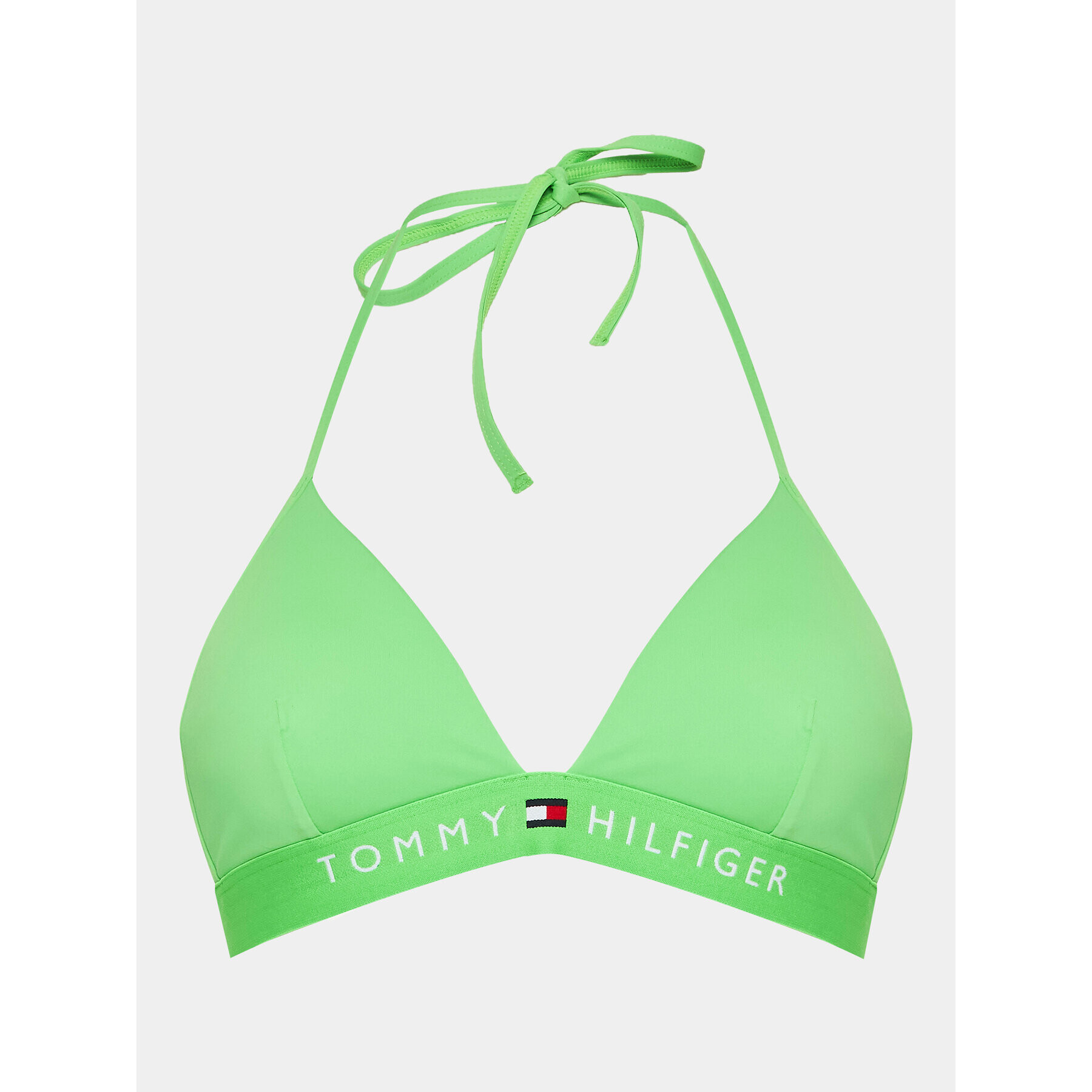 Tommy Hilfiger Горнище на бански UW0UW04109 Зелен - Pepit.bg