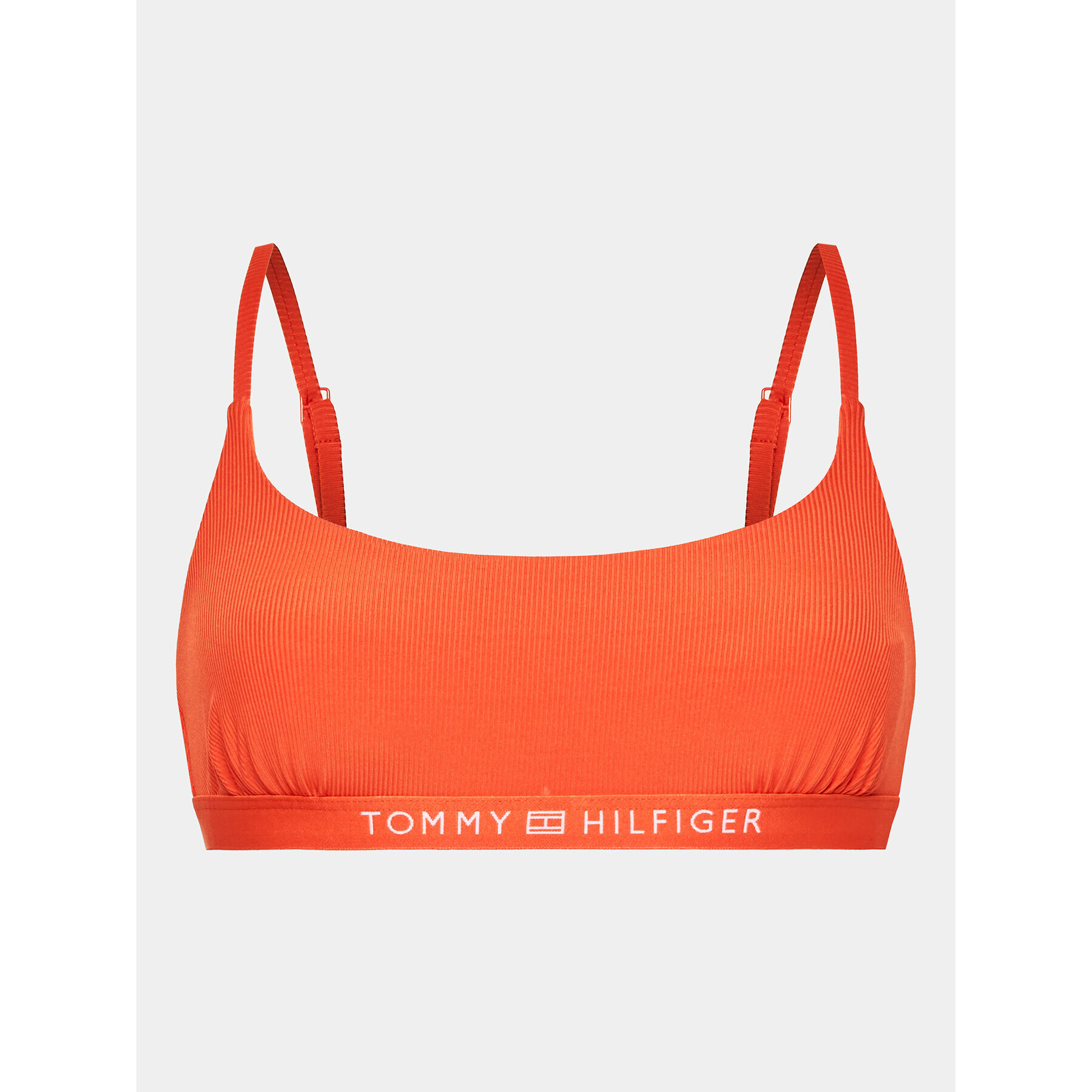 Tommy Hilfiger Горнище на бански UW0UW04533 Оранжев - Pepit.bg