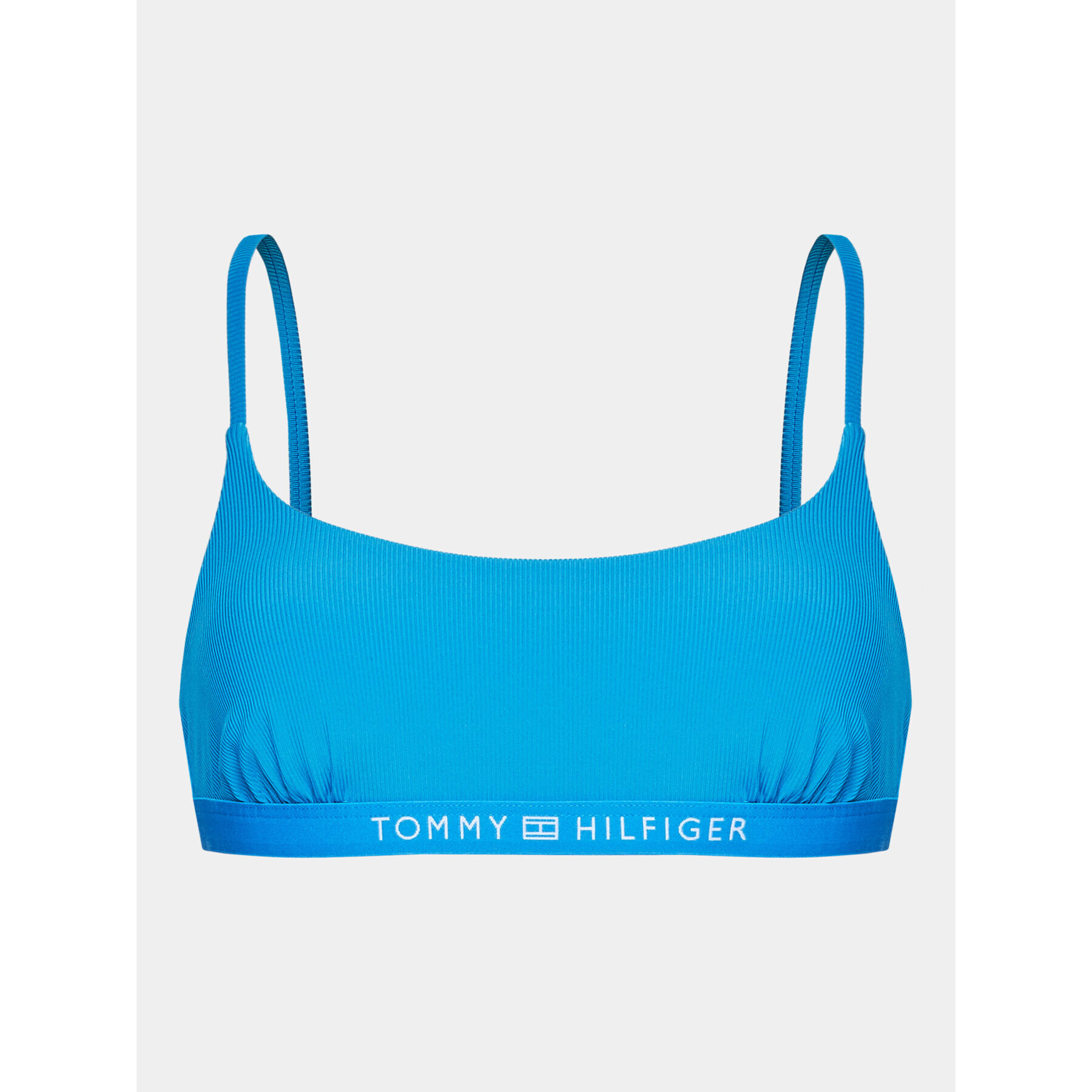 Tommy Hilfiger Горнище на бански UW0UW04533 Син - Pepit.bg