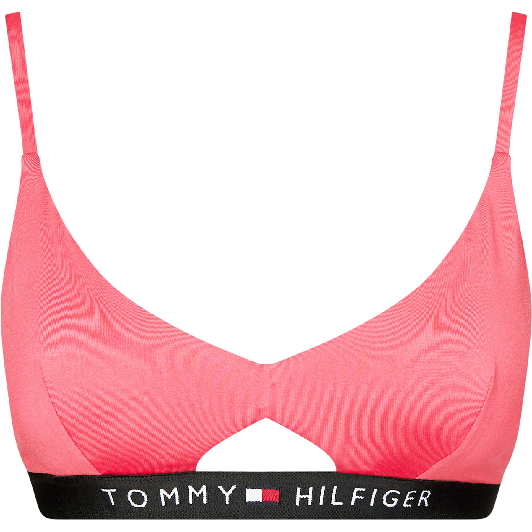 Tommy Hilfiger Горнище на бански Bralette RP UW0UW01435 Розов - Pepit.bg