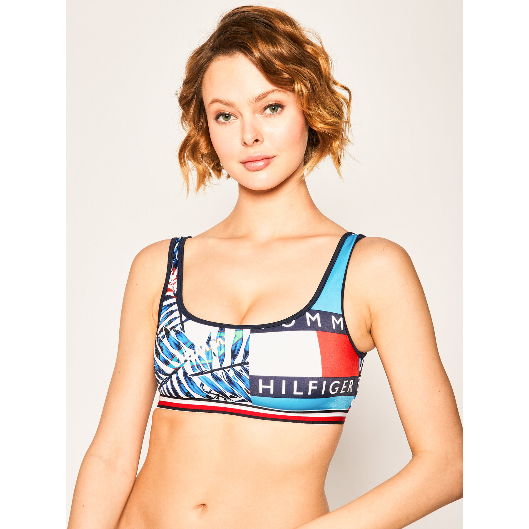 Tommy Hilfiger Горнище на бански UW0UW02177 Цветен - Pepit.bg