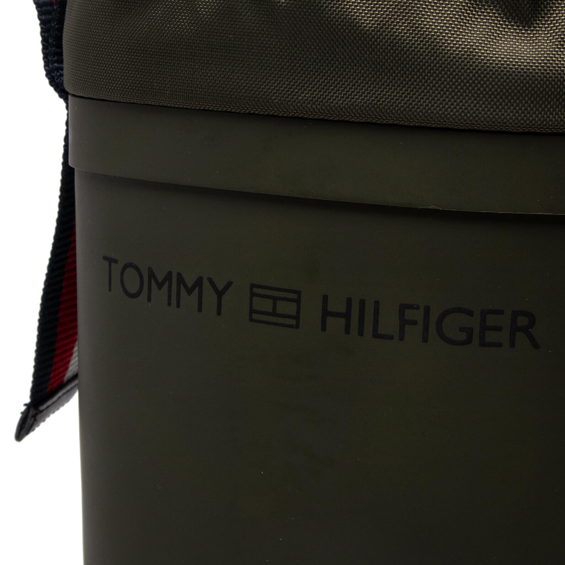 Tommy Hilfiger Гумени ботуши Overknee Rainboot FW0FW06778 Каки - Pepit.bg