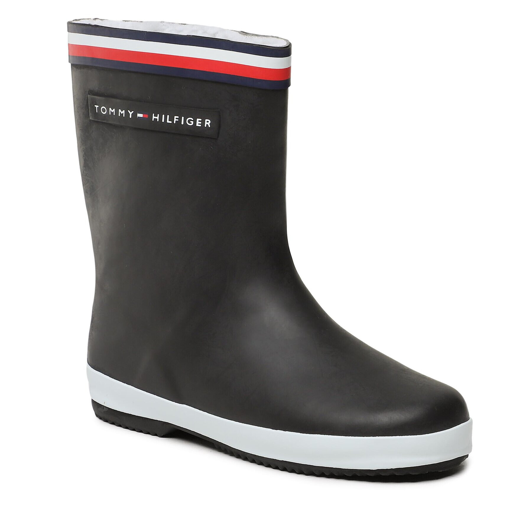 Tommy Hilfiger Гумени ботуши Rain Boot 3X6-32550-0801999 S Черен - Pepit.bg