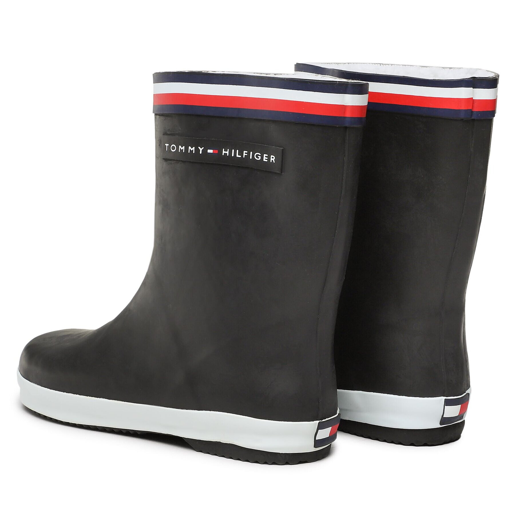 Tommy Hilfiger Гумени ботуши Rain Boot 3X6-32550-0801999 S Черен - Pepit.bg