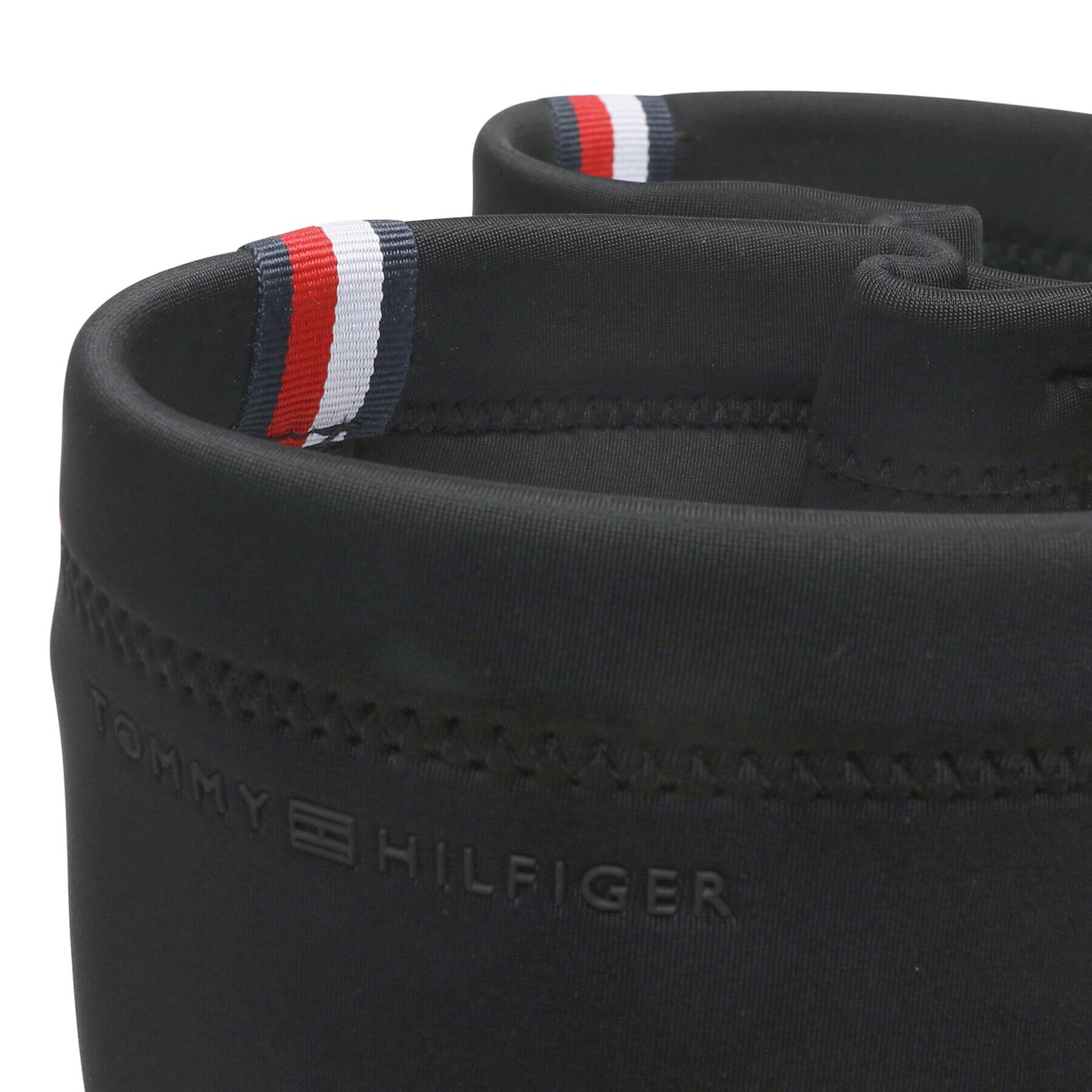 Tommy Hilfiger Гумени ботуши Rain Boot Long Shaft FW0FW07064 Черен - Pepit.bg