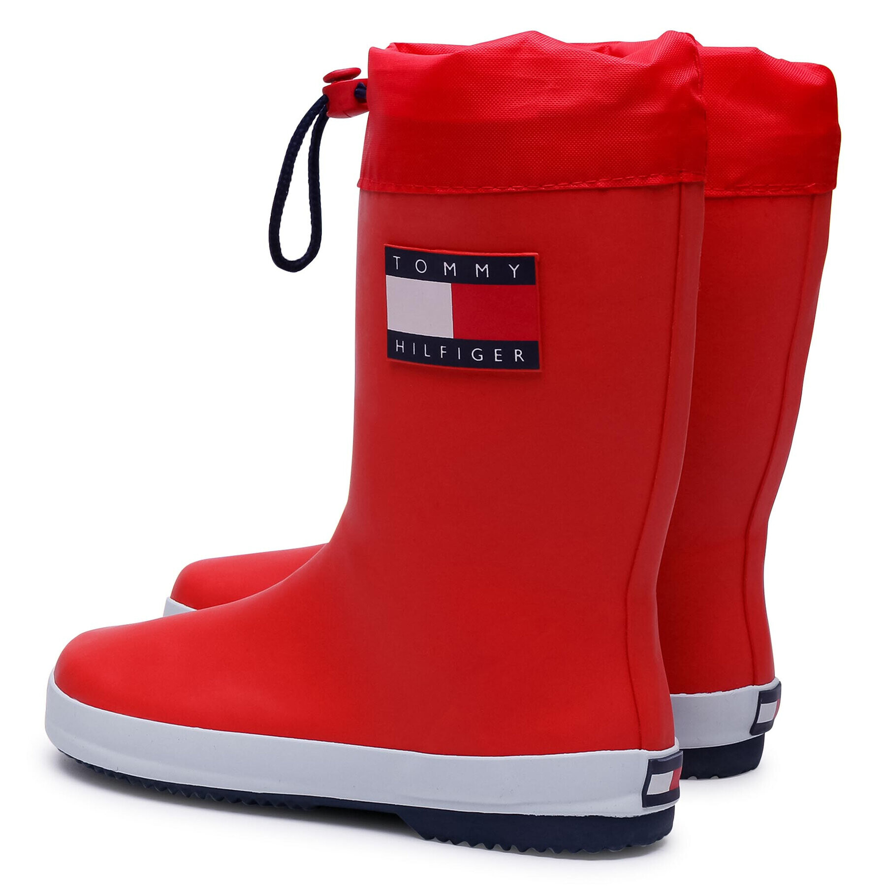 Tommy Hilfiger Гумени ботуши Rain Boot T3X6-30766-0047 S Червен - Pepit.bg