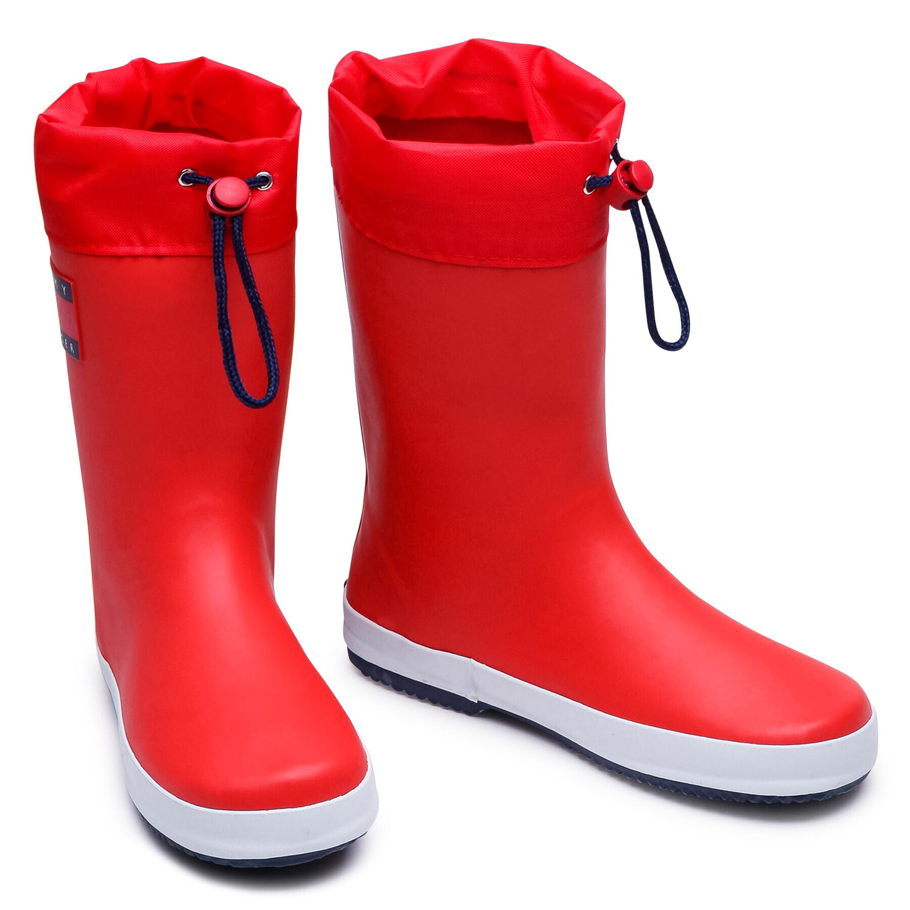 Tommy Hilfiger Гумени ботуши Rain Boot T3X6-30766-0047 S Червен - Pepit.bg