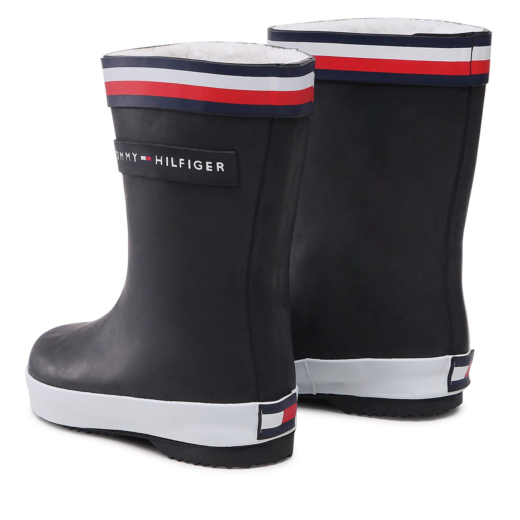 Tommy Hilfiger Гумени ботуши Rain Boot T3X6-32550-0801800 M Черен - Pepit.bg