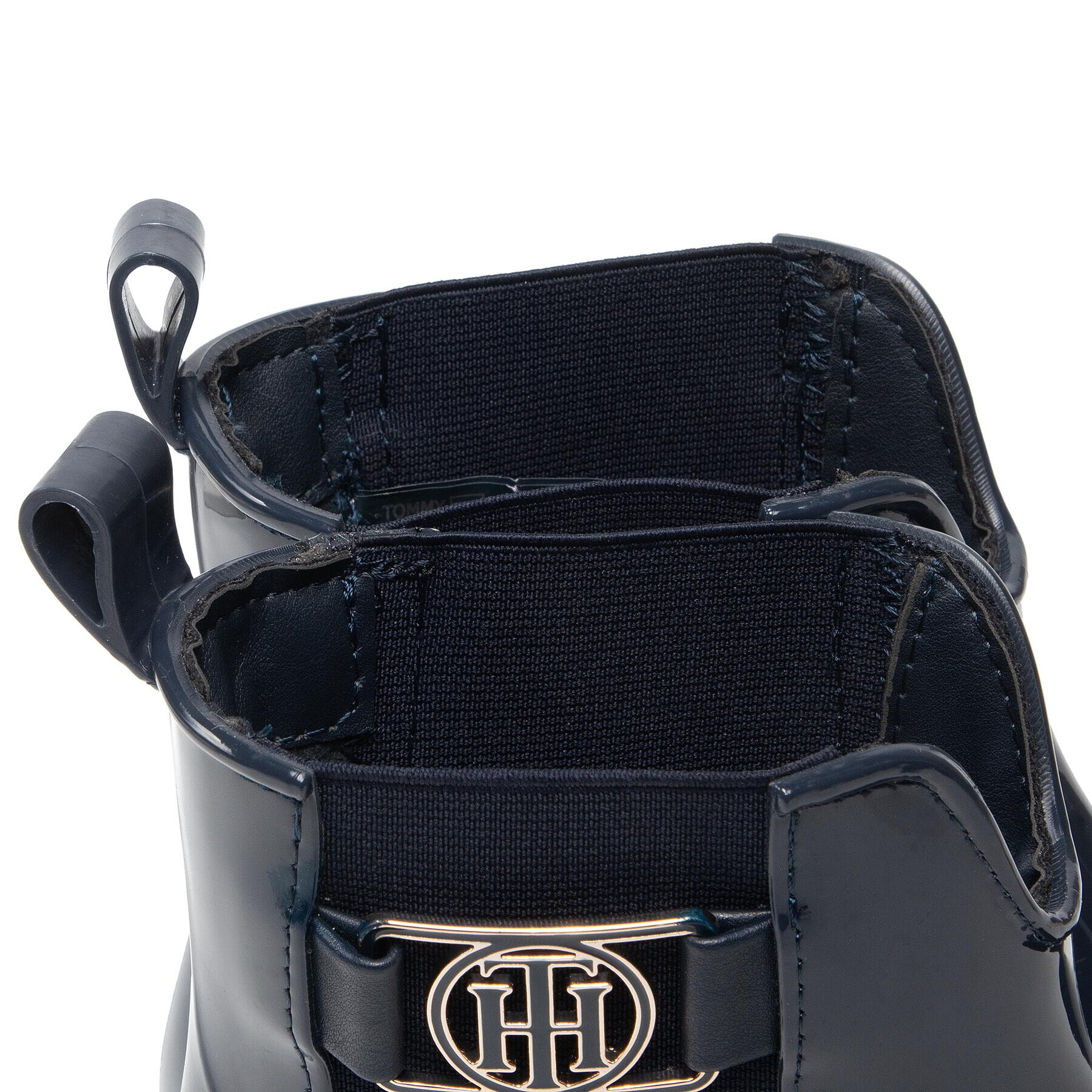 Tommy Hilfiger Гумени ботуши Th Hardware Rainboot FW0FW06129 Тъмносин - Pepit.bg
