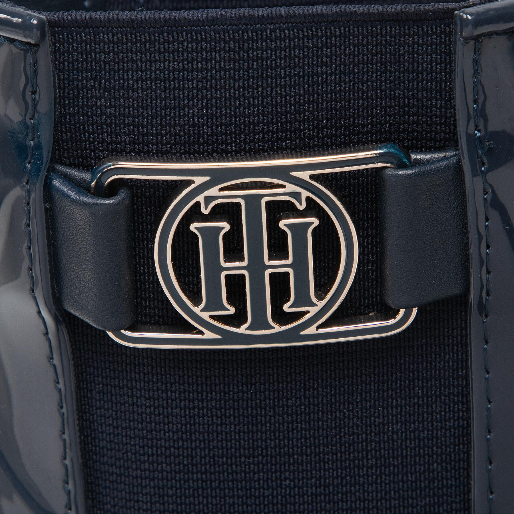 Tommy Hilfiger Гумени ботуши Th Hardware Rainboot FW0FW06129 Тъмносин - Pepit.bg