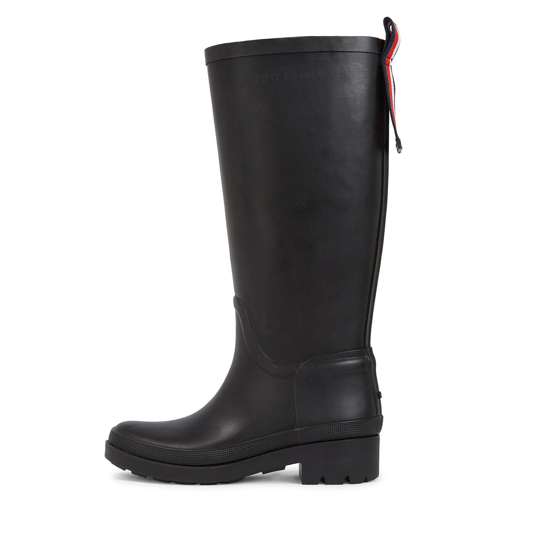 Tommy Hilfiger Гумени ботуши Tommy Rubberboot FW0FW07665 Черен - Pepit.bg