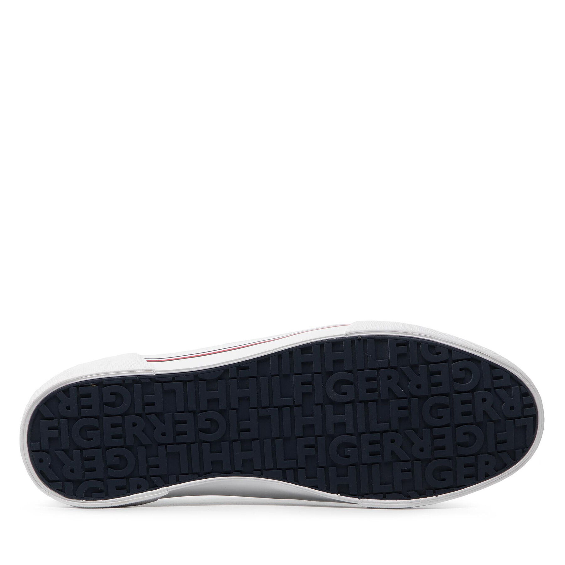 Tommy Hilfiger Гуменки Core Corporate Canvas Vulc FM0FM04000 Бял - Pepit.bg