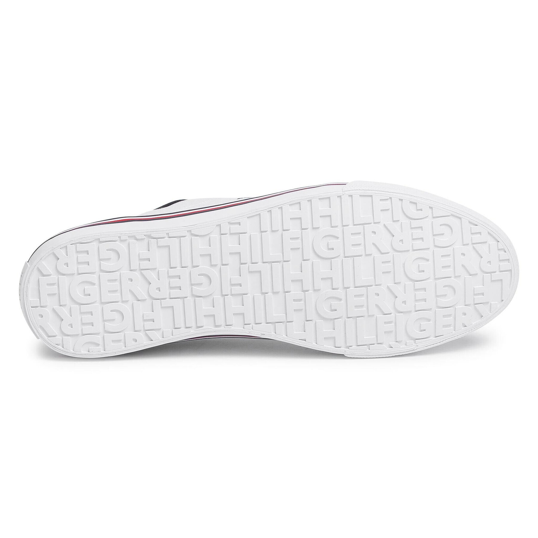 Tommy Hilfiger Гуменки Core Corporate Textile Sneaker FM0FM02676 Бял - Pepit.bg