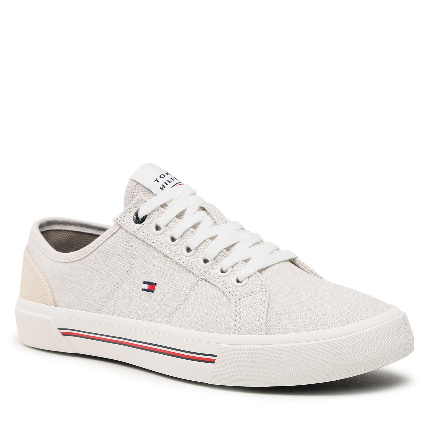 Tommy Hilfiger Гуменки Core Corporate Vulc Canvas FM0FM04560 Сив - Pepit.bg