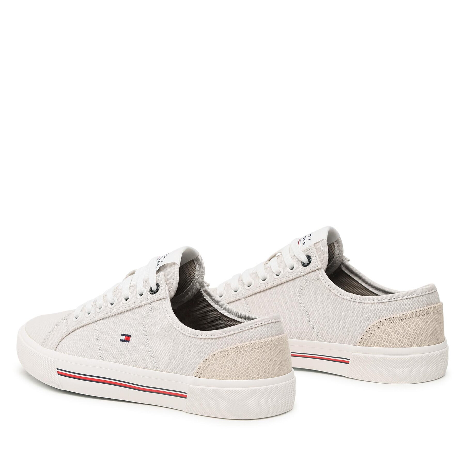 Tommy Hilfiger Гуменки Core Corporate Vulc Canvas FM0FM04560 Сив - Pepit.bg