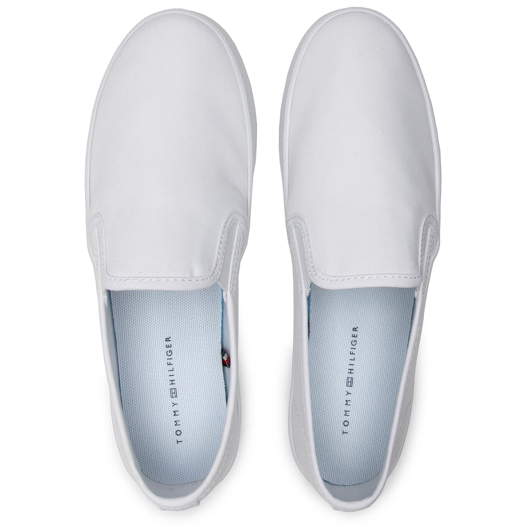 Tommy Hilfiger Гуменки Essential Nautical Slip On FW0FW05535 Бял - Pepit.bg