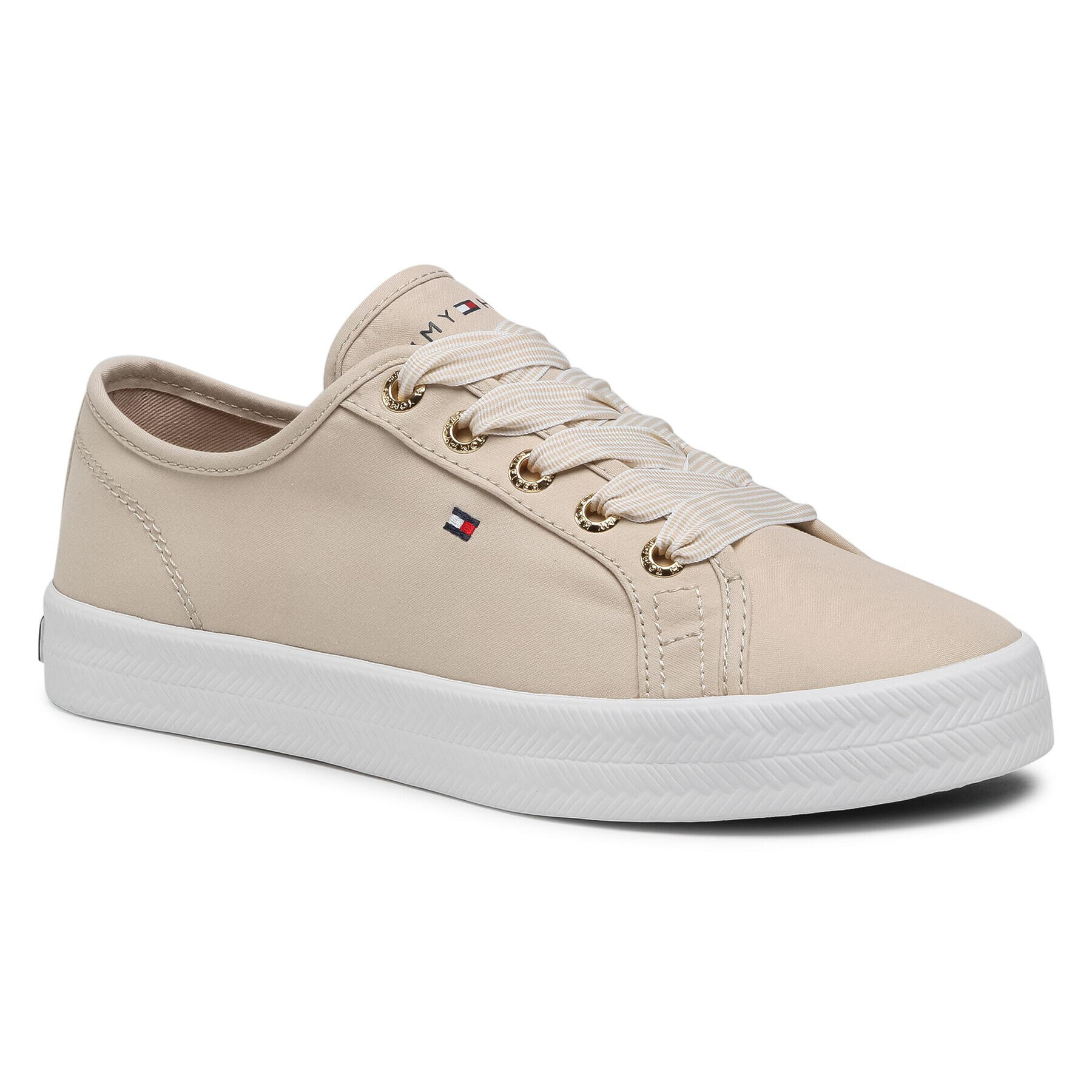 Tommy Hilfiger Гуменки Essential Nautical Sneaker FW0FW04848 Бежов - Pepit.bg