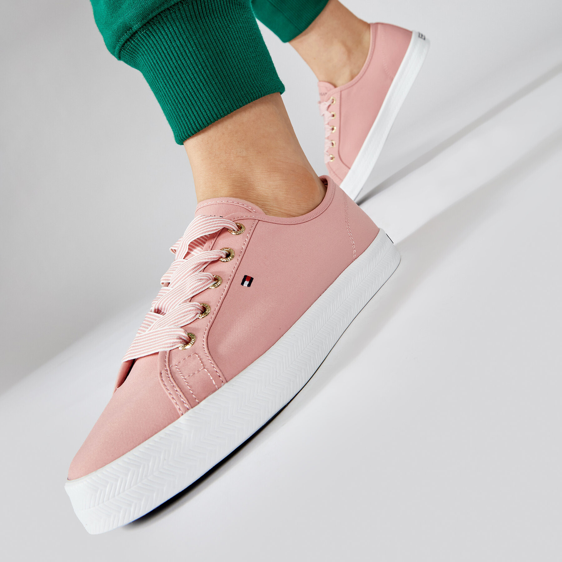 Tommy Hilfiger Гуменки Essential Nautical Sneaker FW0FW04848 Розов - Pepit.bg