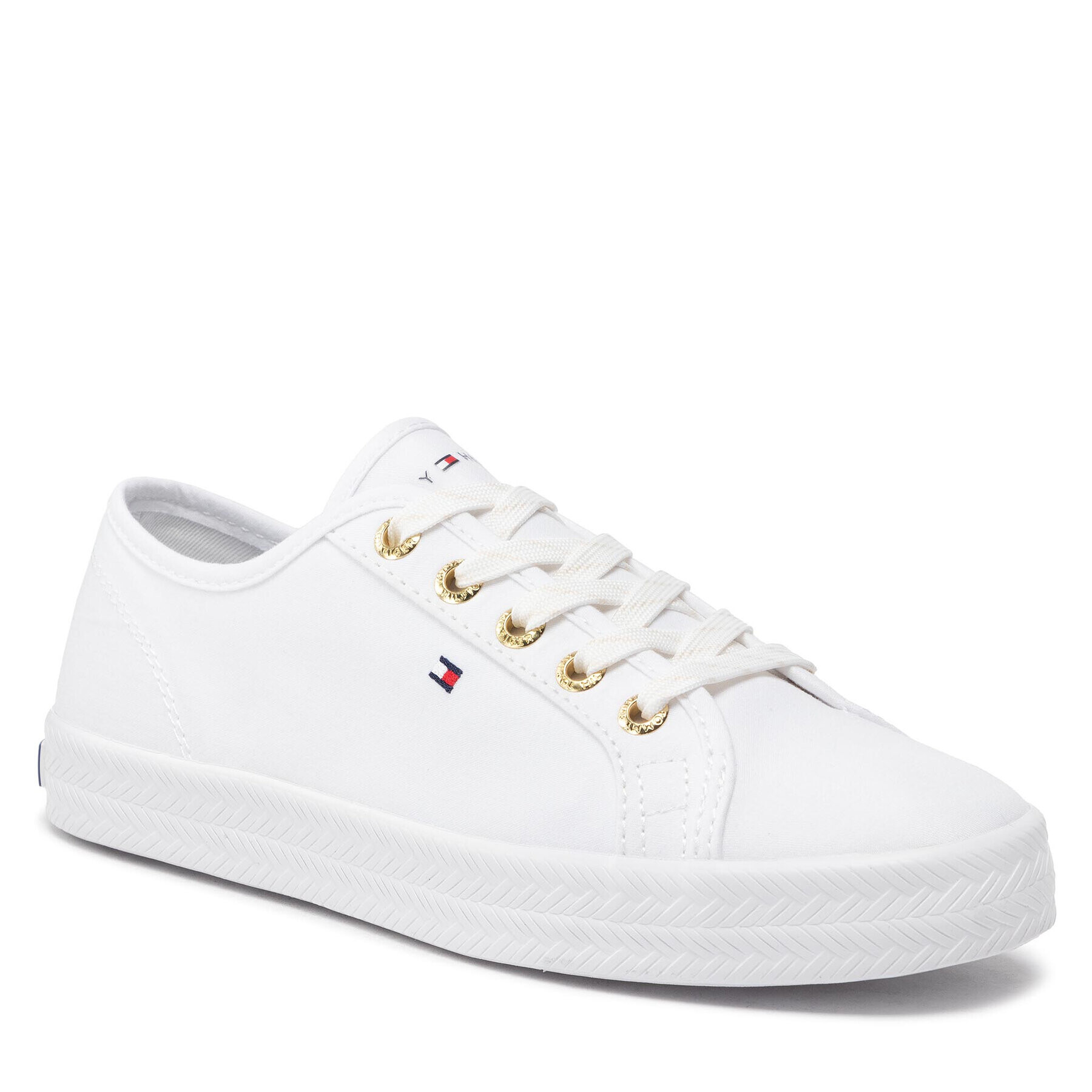 Tommy Hilfiger Гуменки Essential Nautical Sneaker FW0FW06512 Бял - Pepit.bg