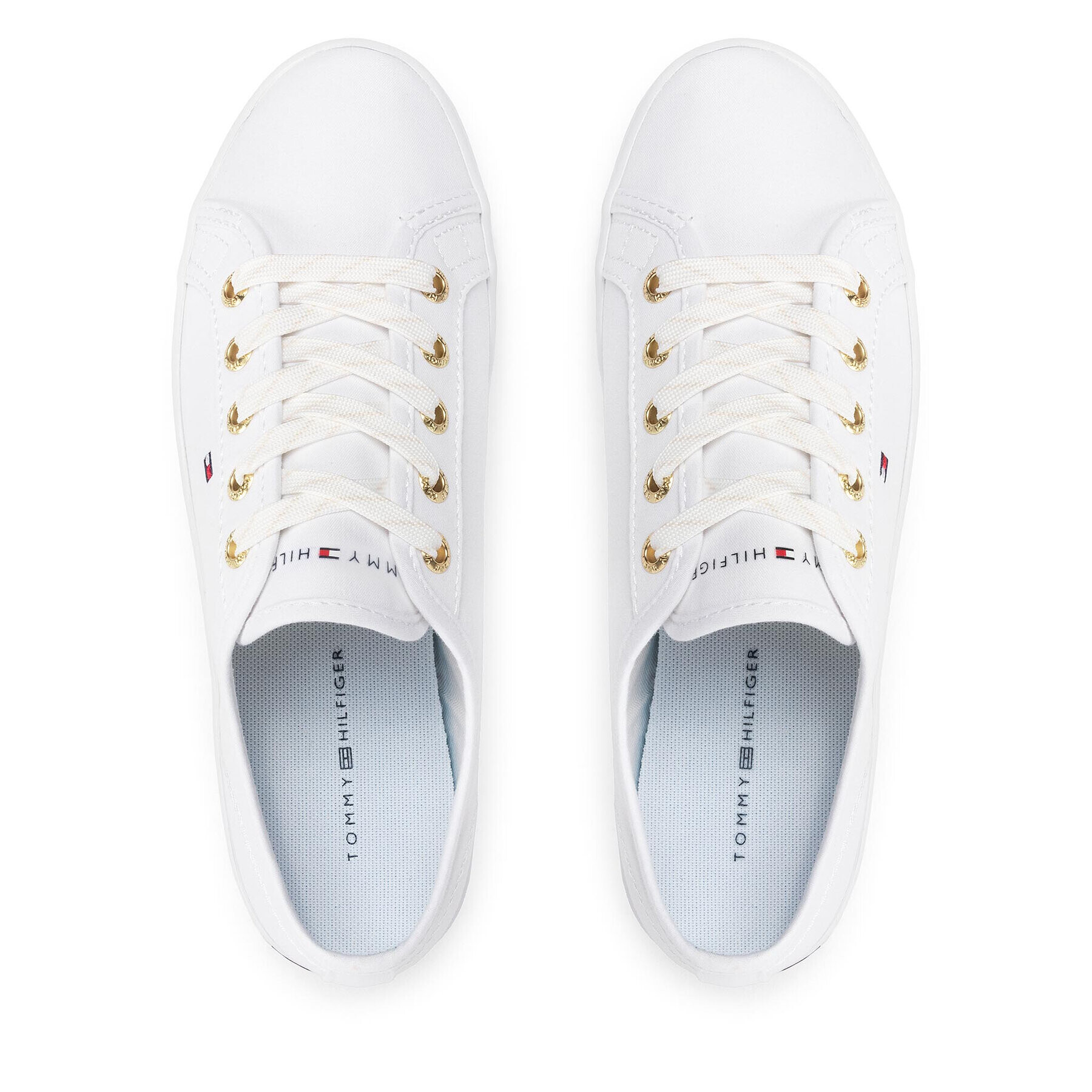 Tommy Hilfiger Гуменки Essential Nautical Sneaker FW0FW06512 Бял - Pepit.bg