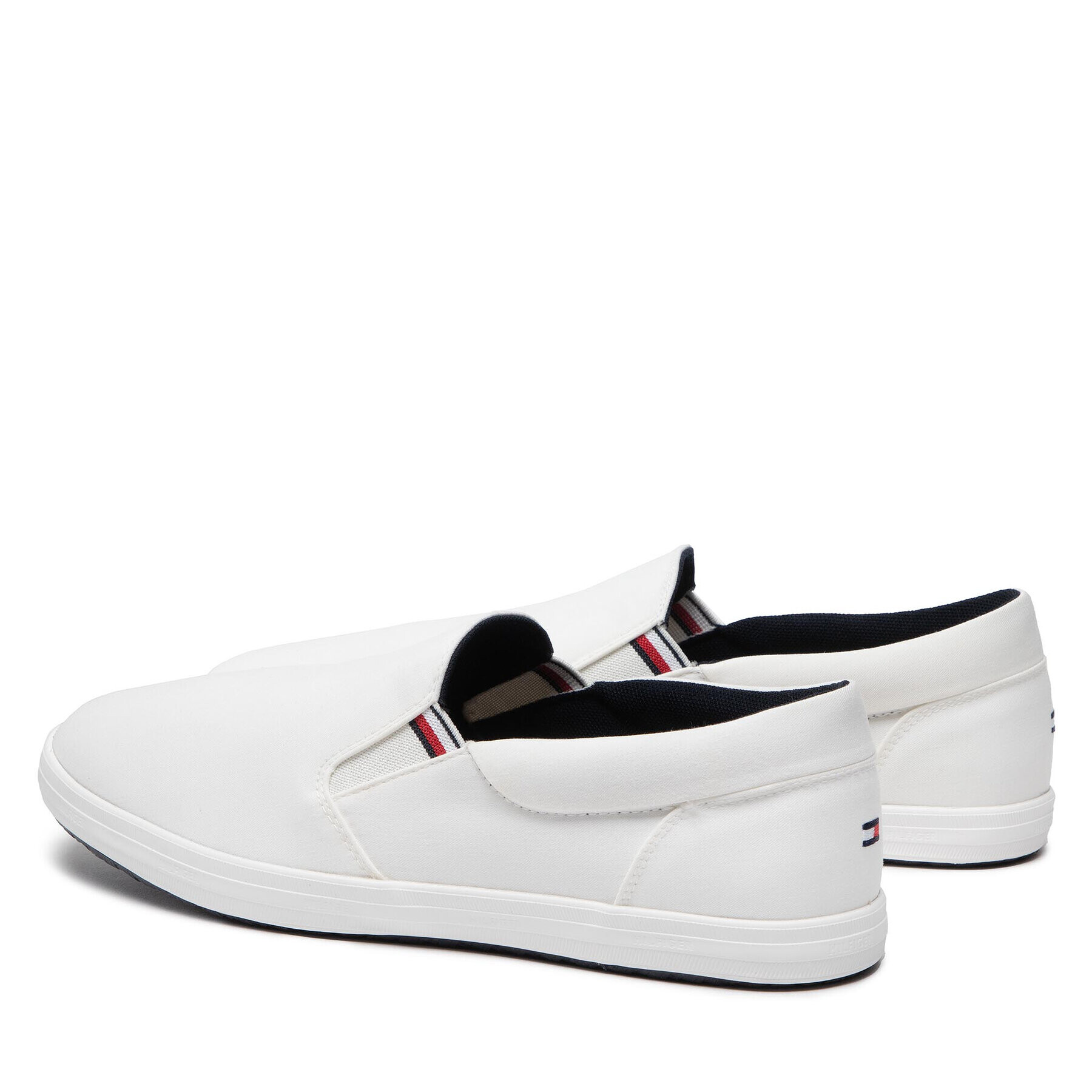 Tommy Hilfiger Гуменки Essential Slip On Chambray Vulc FM0FM03994 Бял - Pepit.bg