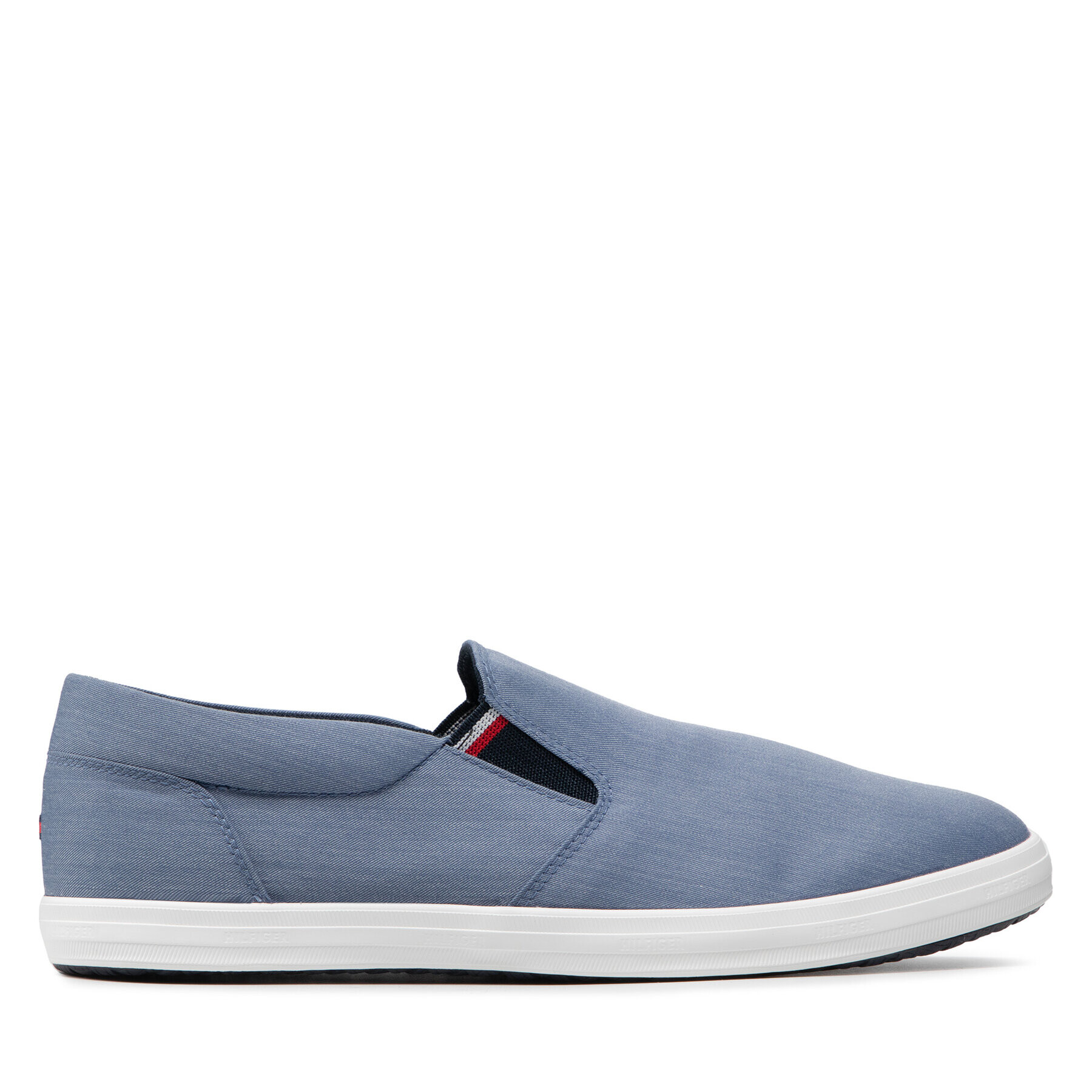 Tommy Hilfiger Гуменки Essential Slip On Chambray Vulc FM0FM03994 Тъмносин - Pepit.bg