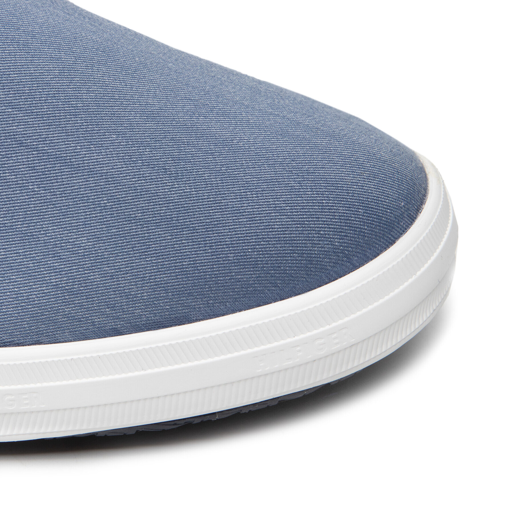 Tommy Hilfiger Гуменки Essential Slip On Chambray Vulc FM0FM03994 Тъмносин - Pepit.bg