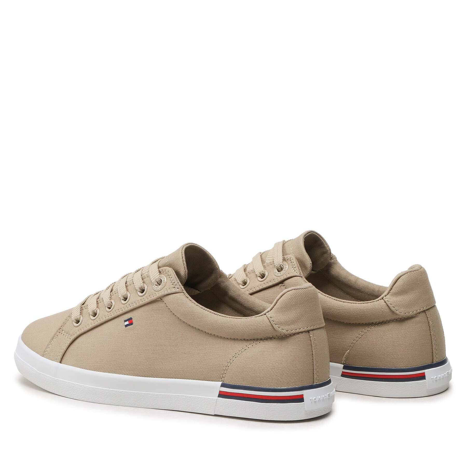 Tommy Hilfiger Гуменки Essential Stripes FW0FW06954 Бежов - Pepit.bg
