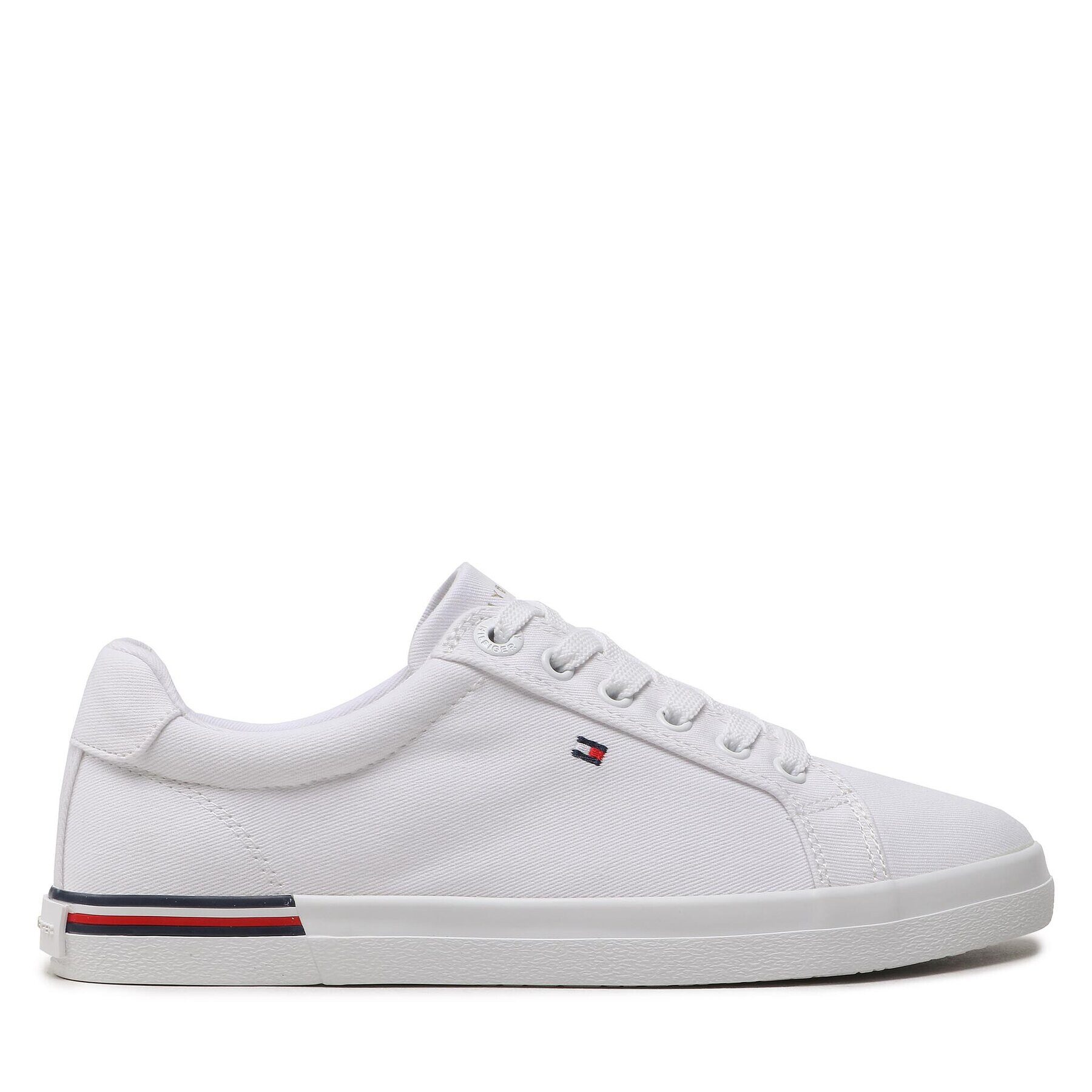 Tommy Hilfiger Гуменки Essential Stripes Sneaker FW0FW06954 Бял - Pepit.bg