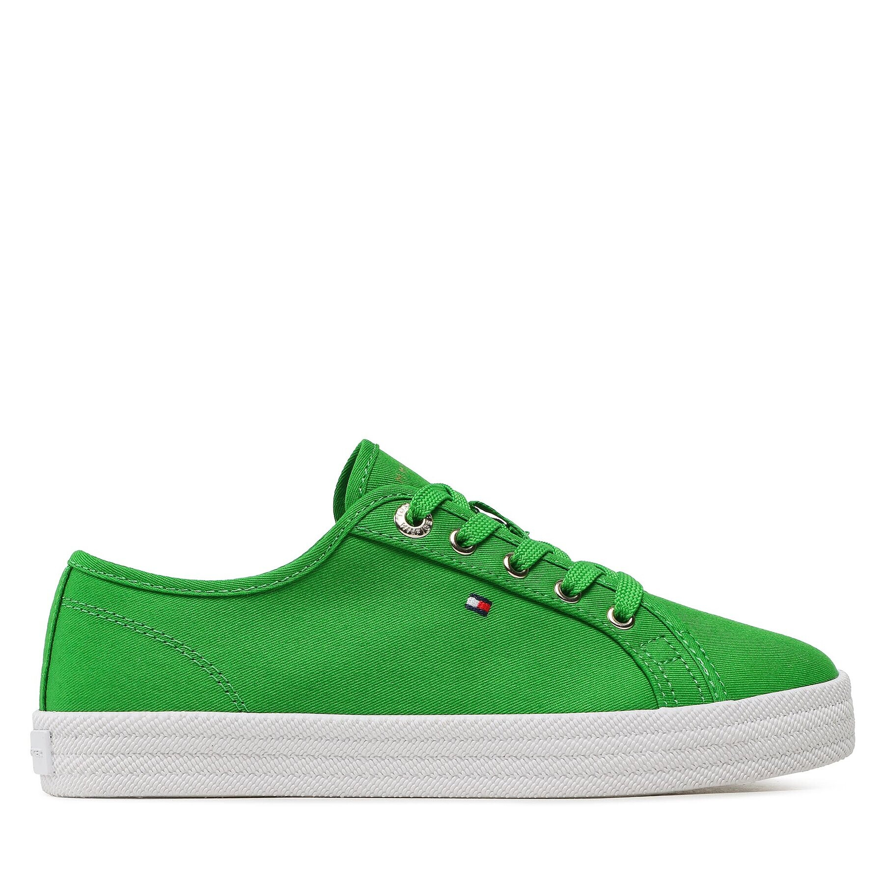 Tommy Hilfiger Гуменки Essential Vulcanized Sneaker FW0FW07119 Зелен - Pepit.bg