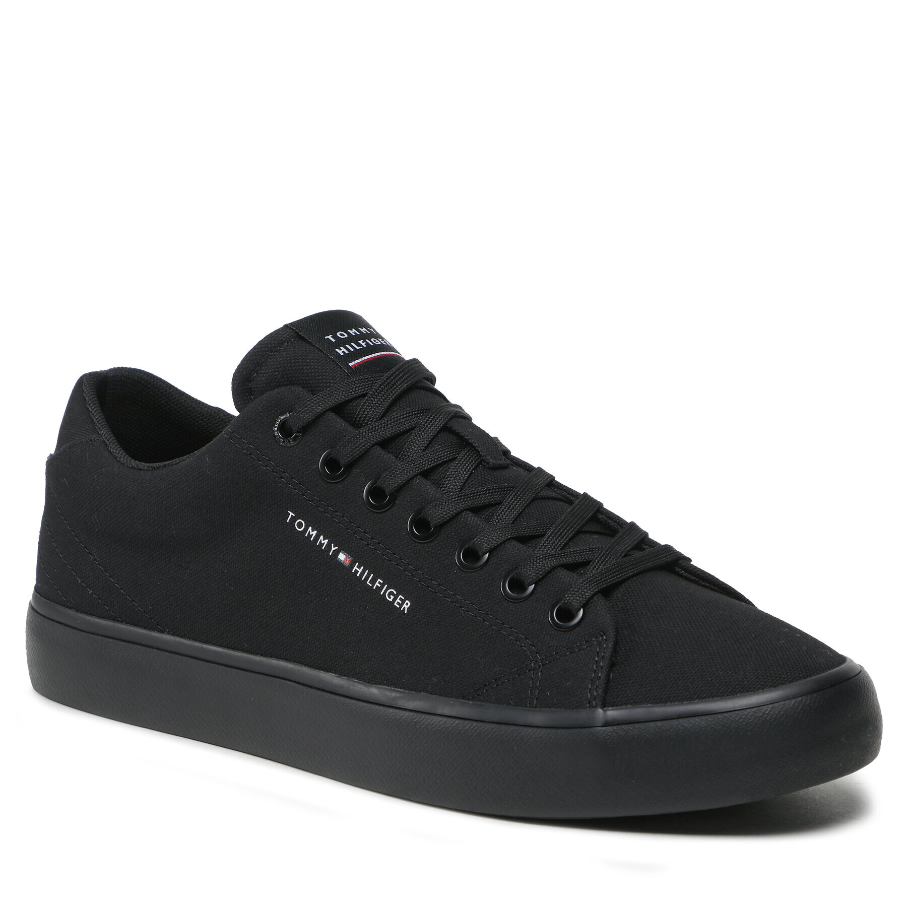 Tommy Hilfiger Гуменки Hi Vulc Core Low Canvas FM0FM04686 Черен - Pepit.bg