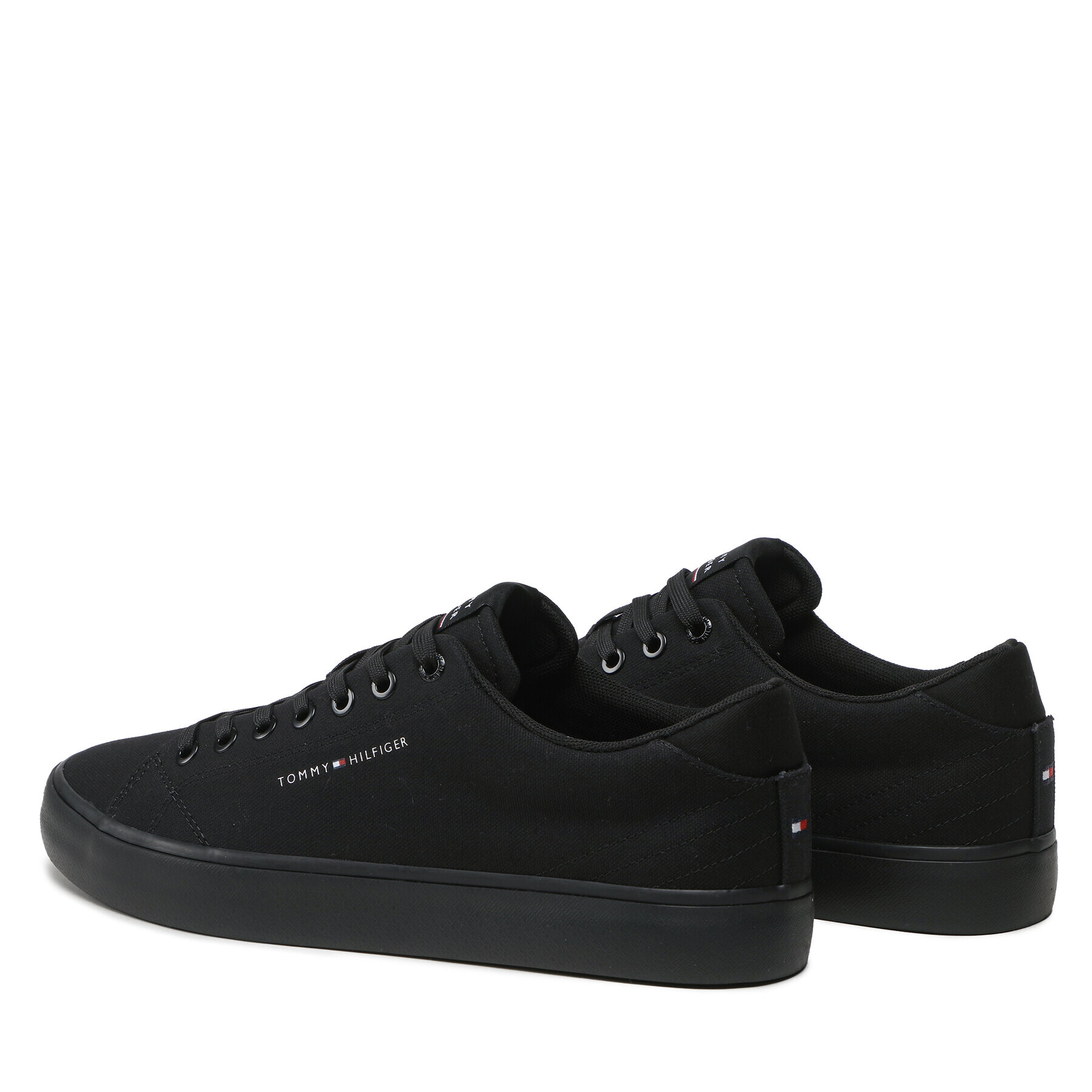 Tommy Hilfiger Гуменки Hi Vulc Core Low Canvas FM0FM04686 Черен - Pepit.bg